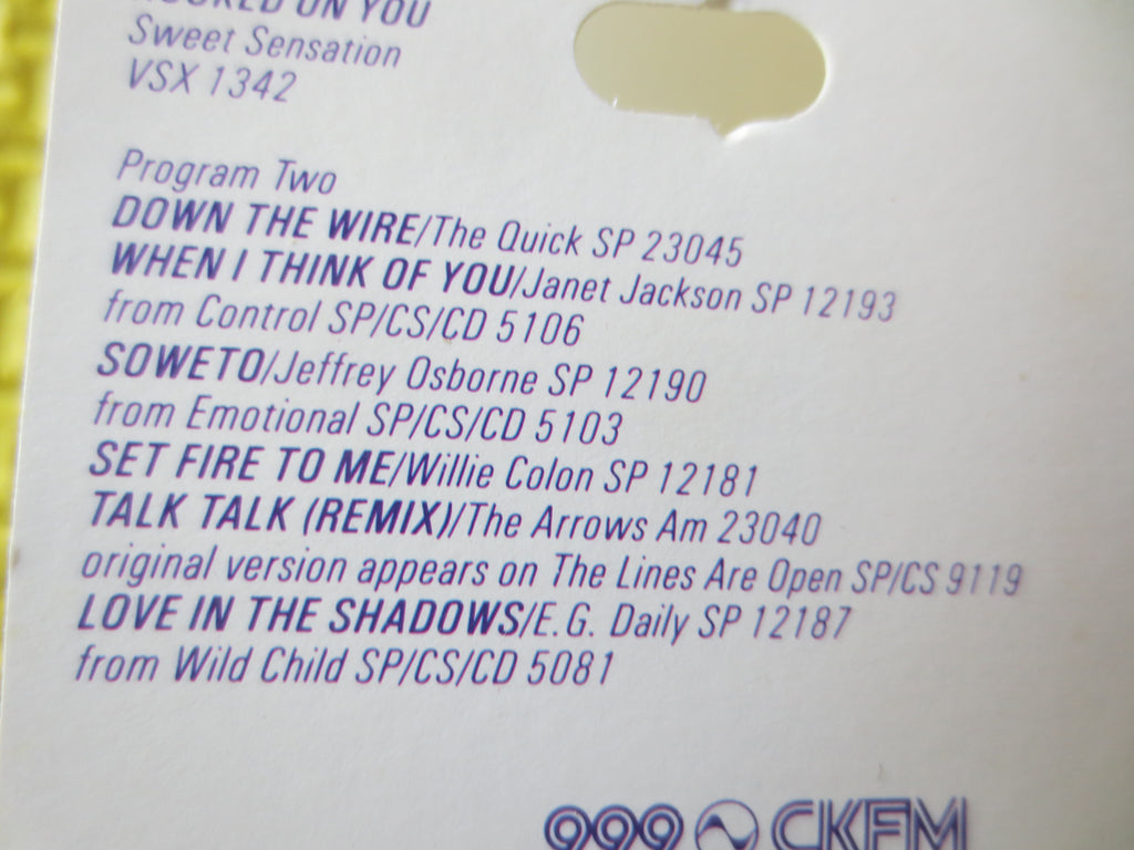 12 x 12 Fall Vol. 3 – 1987 Dance Hits Cassette