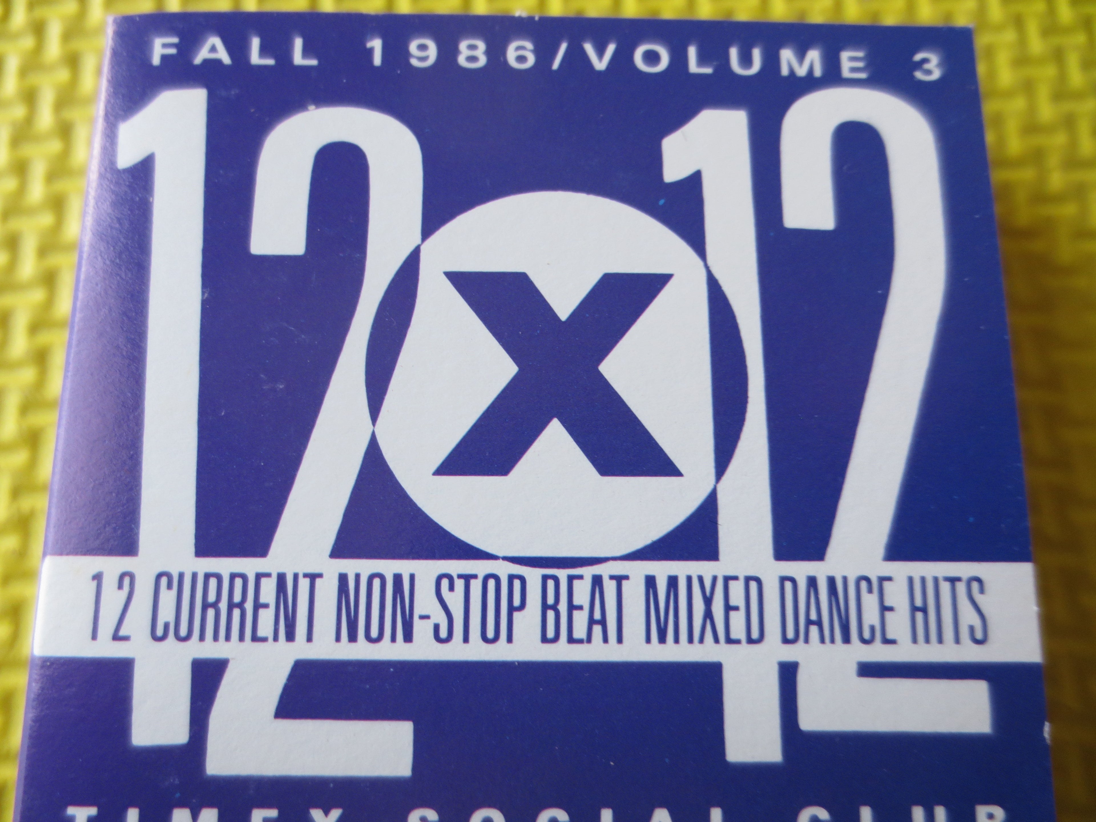 12 x 12 Fall Vol. 3 – 1987 Dance Hits Cassette