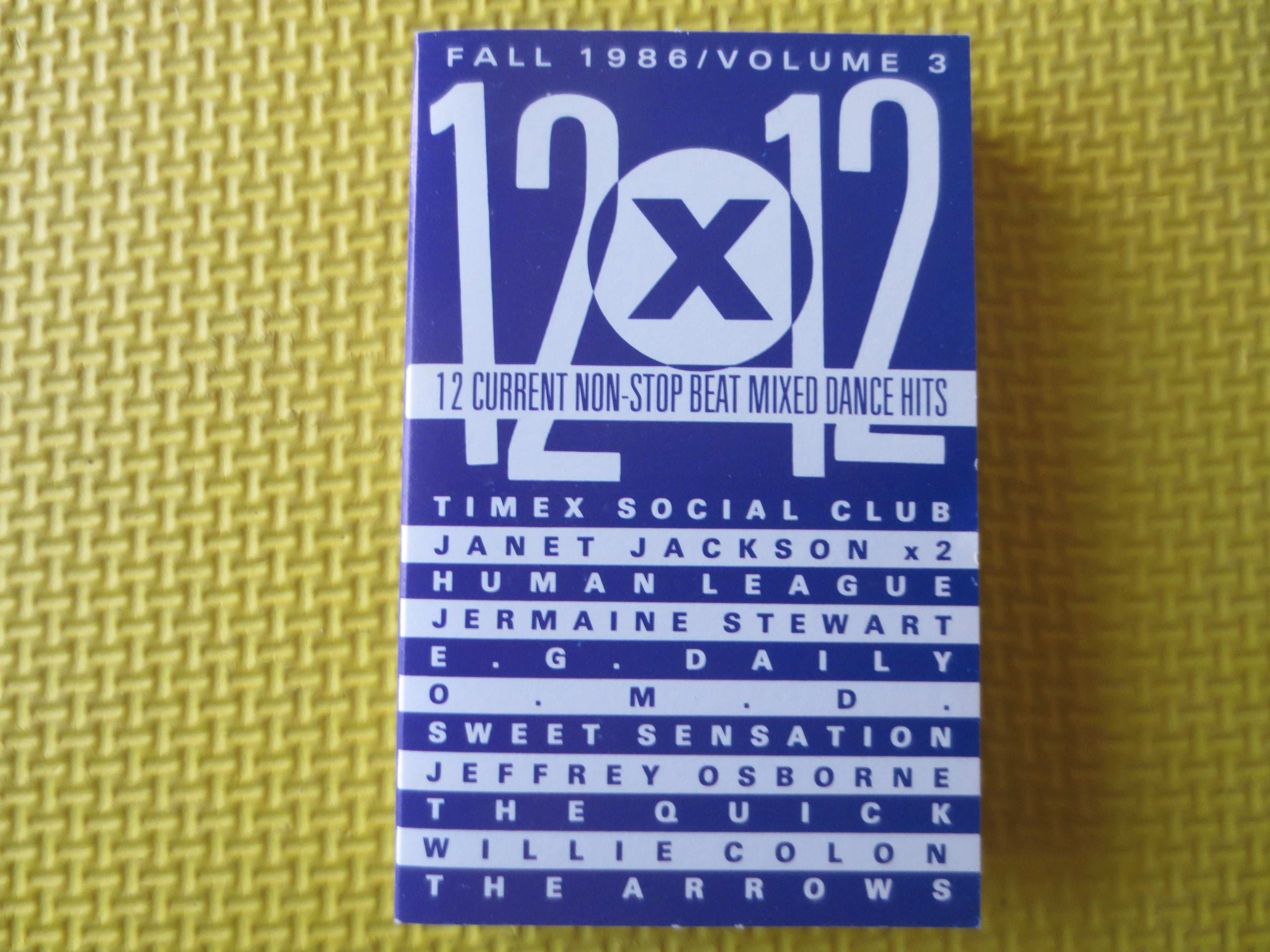 12 x 12 Fall Vol. 3 – 1987 Dance Hits Cassette