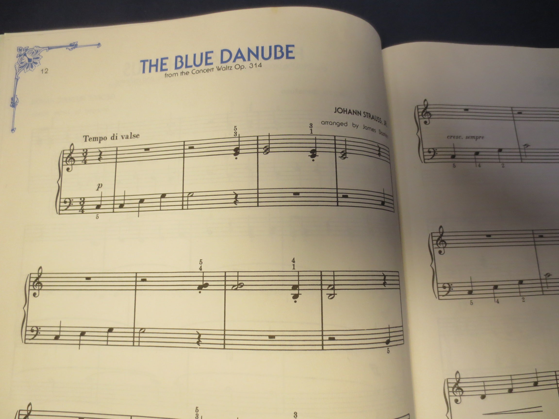 Classic Themes by the Masters – Vintage Sheet Music Book