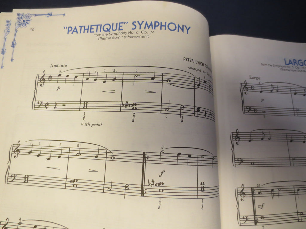 Classic Themes by the Masters – Vintage Sheet Music Book