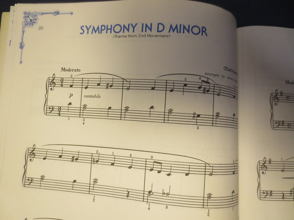 Classic Themes by the Masters – Vintage Sheet Music Book