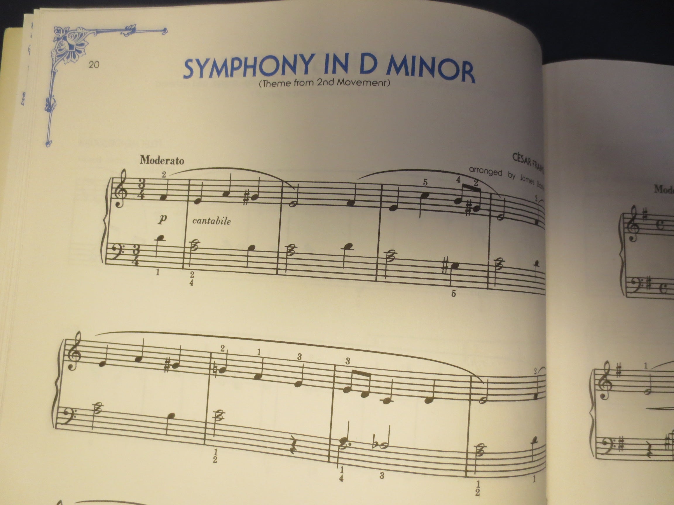 Classic Themes by the Masters – Vintage Sheet Music Book