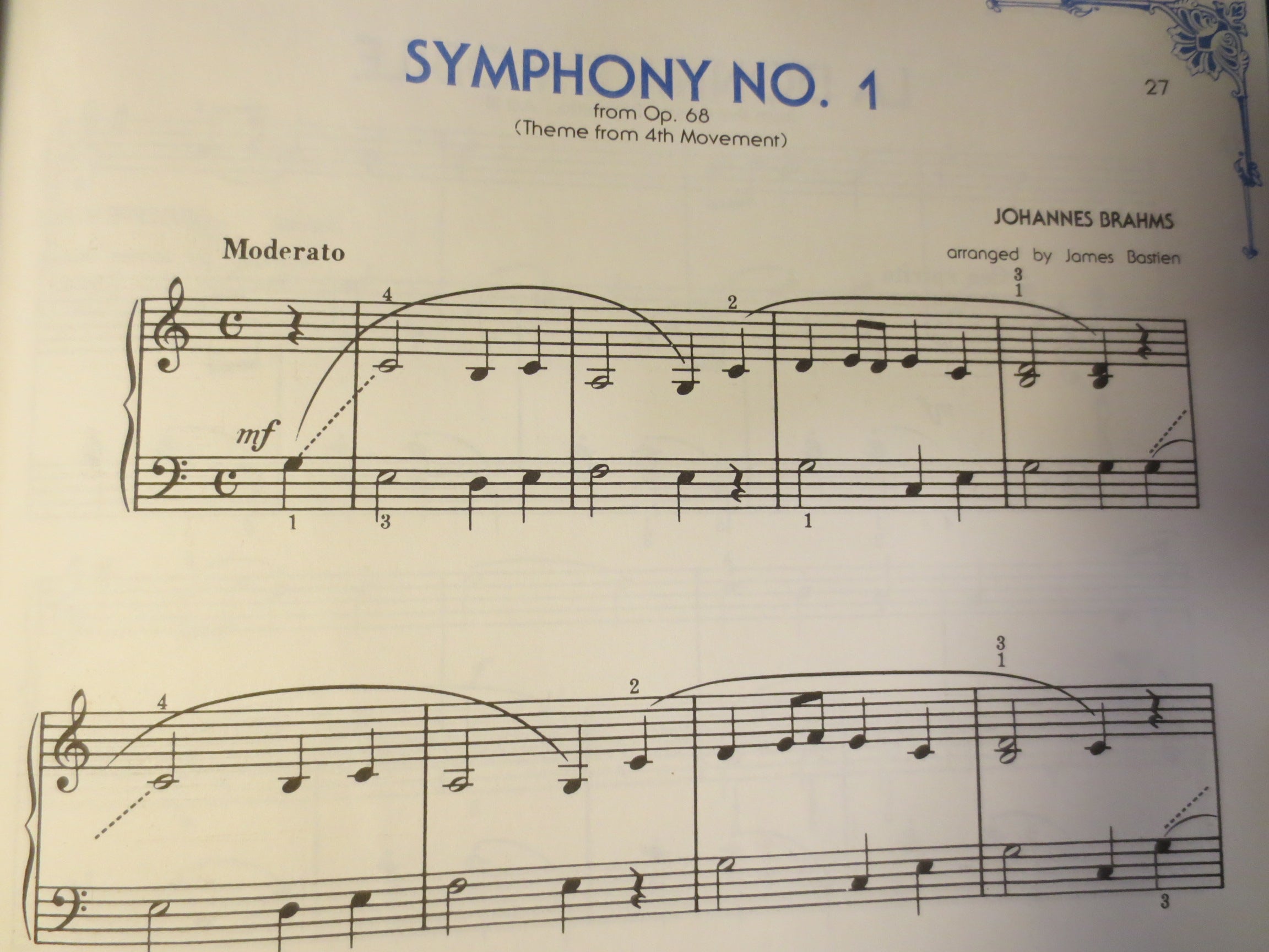 Classic Themes by the Masters – Vintage Sheet Music Book
