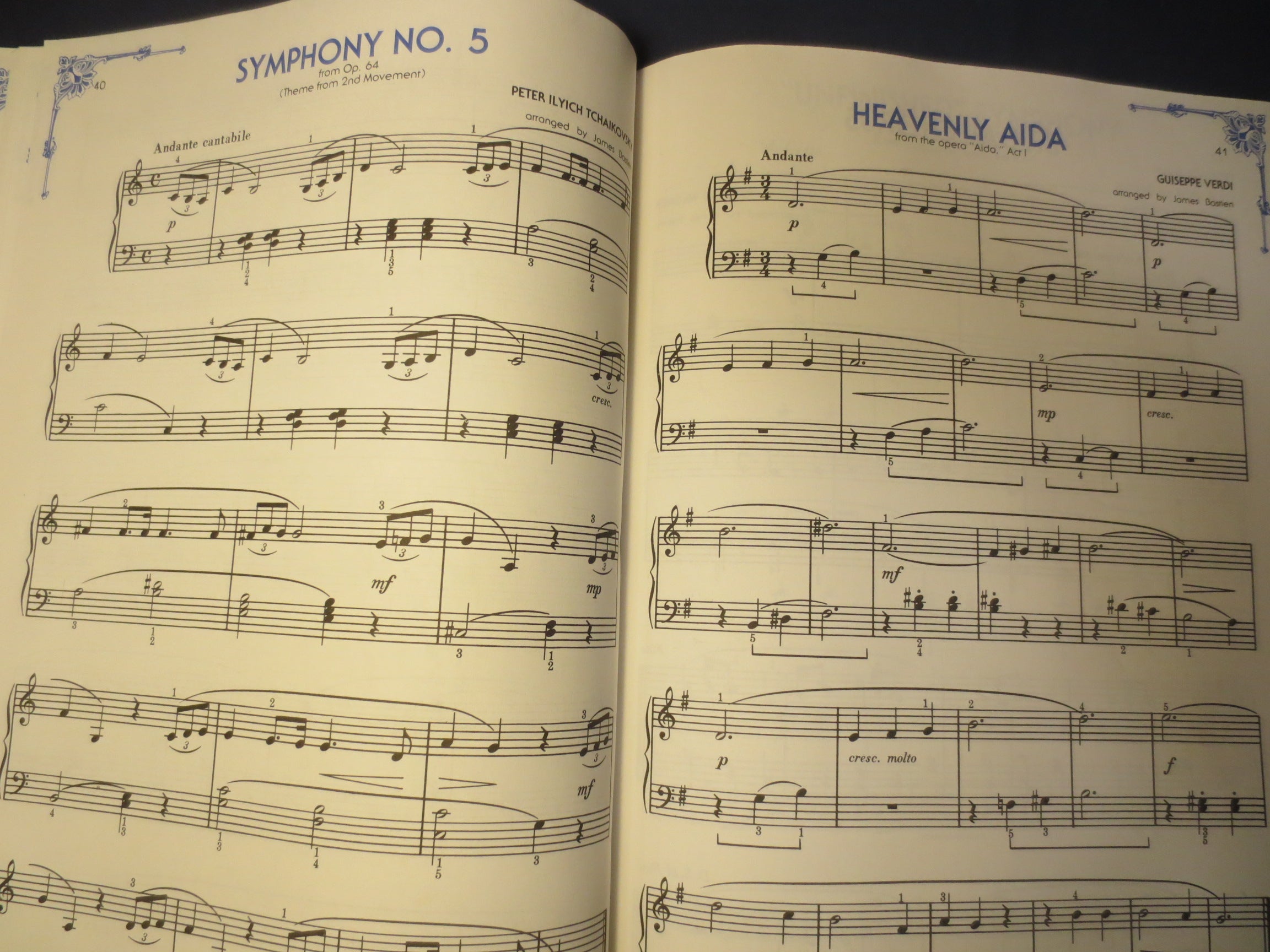 Classic Themes by the Masters – Vintage Sheet Music Book
