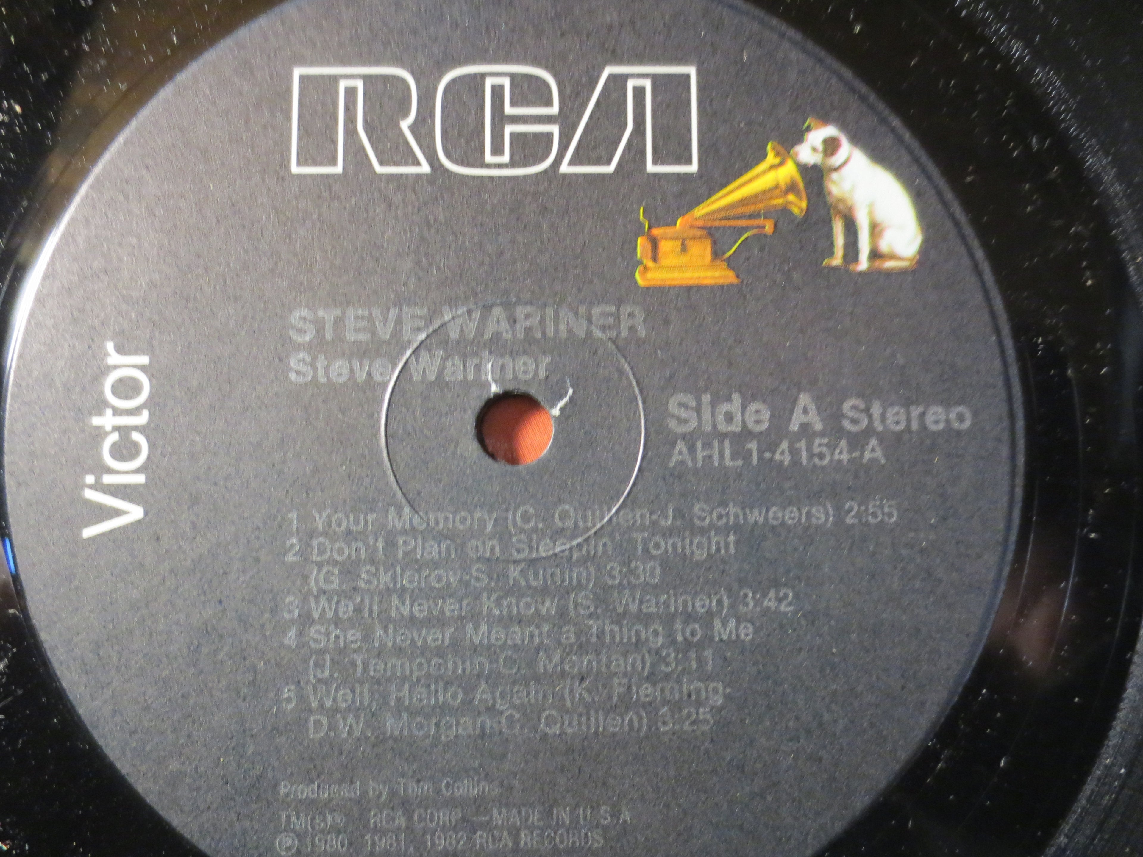 Steve Wariner – Steve Wariner (1982) Vinyl LP