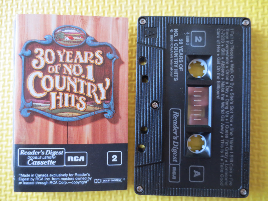 30 Years of #1 Country Hits – Reader's Digest (1986) Cassette