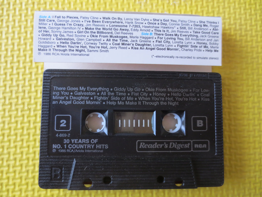 30 Years of #1 Country Hits – Reader's Digest (1986) Cassette