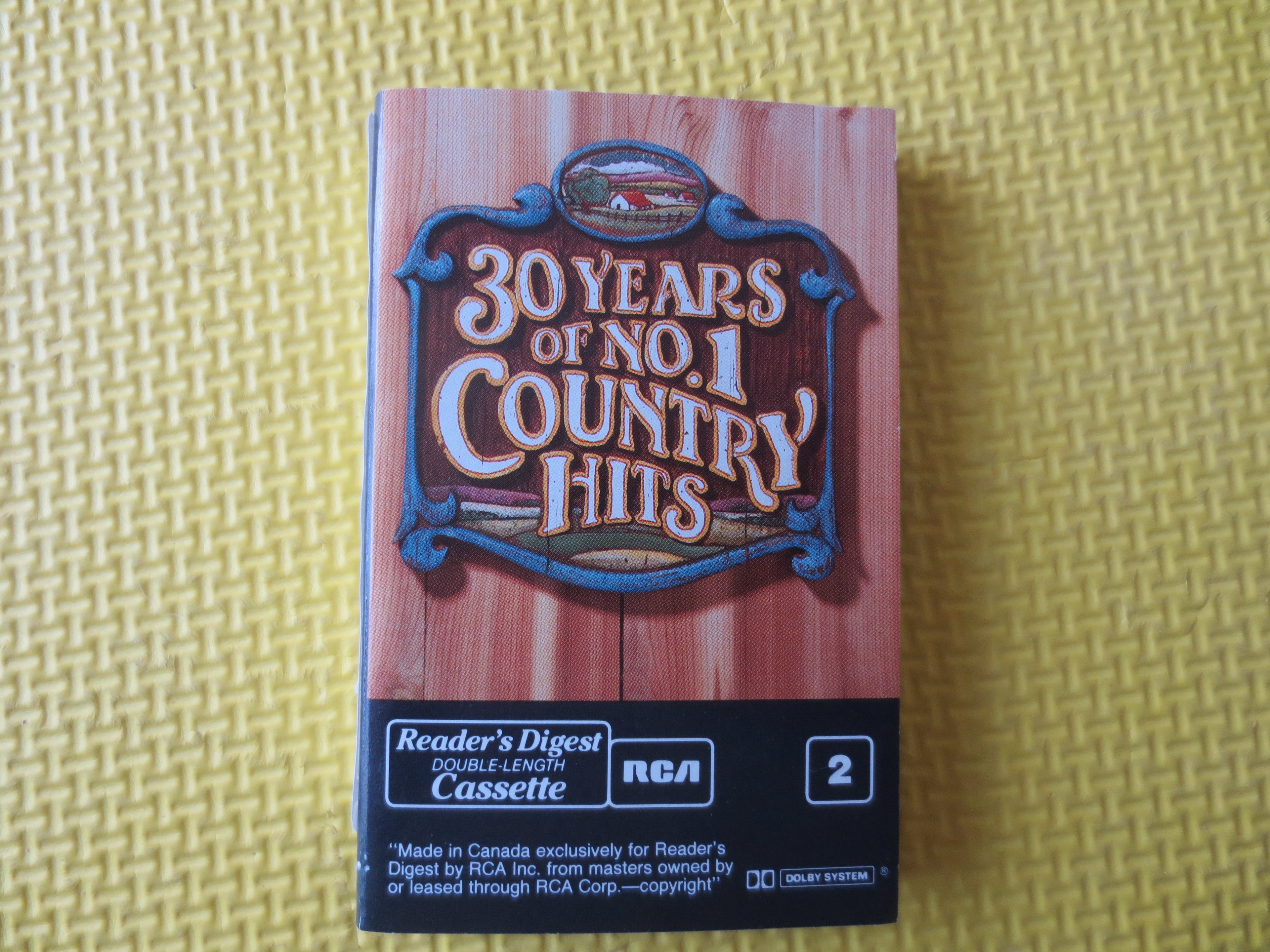 30 Years of #1 Country Hits – Reader's Digest (1986) Cassette