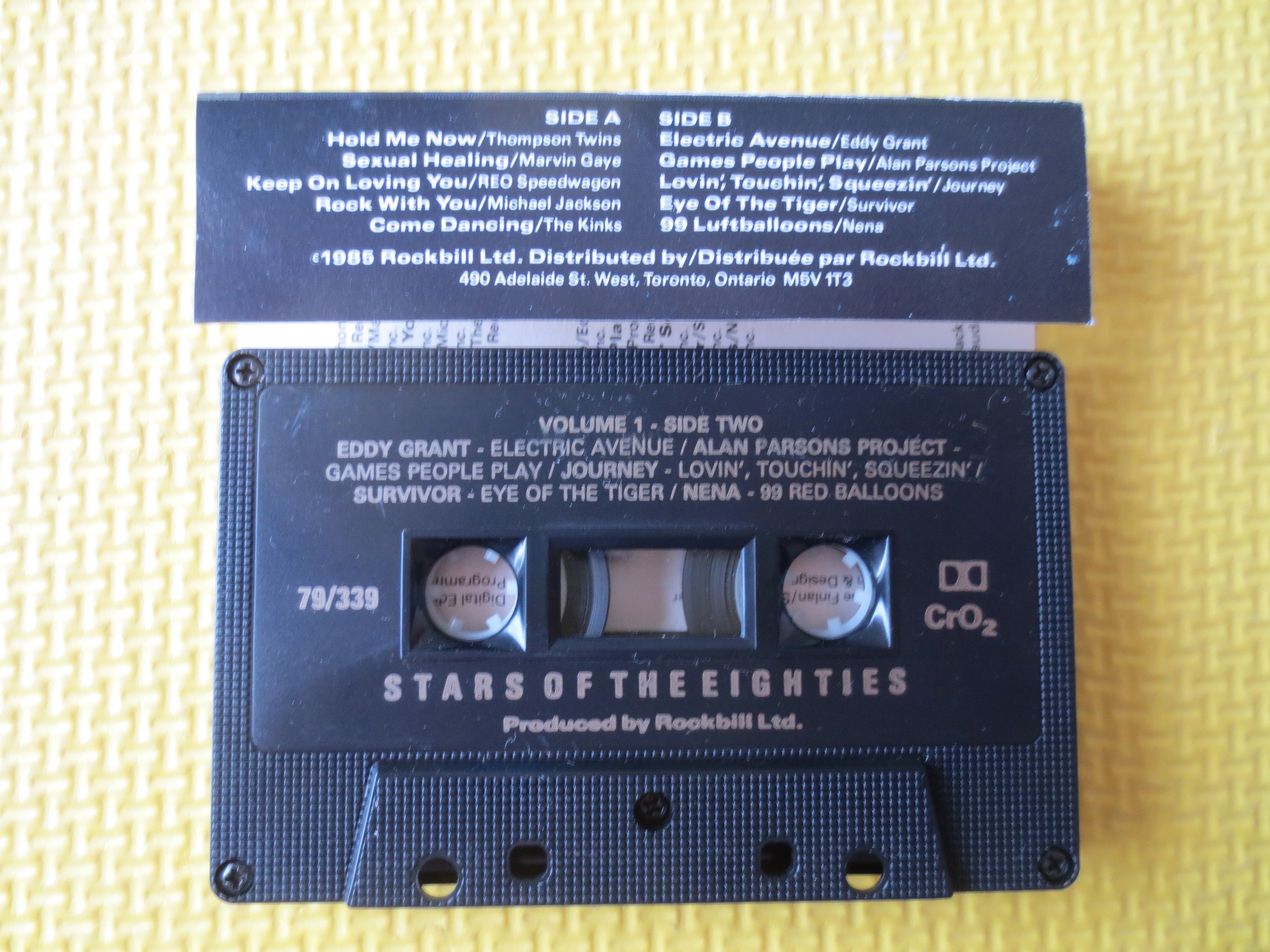 Stars of the Eighties Vol. 1 – 80s Music Hits (1985) Cassette