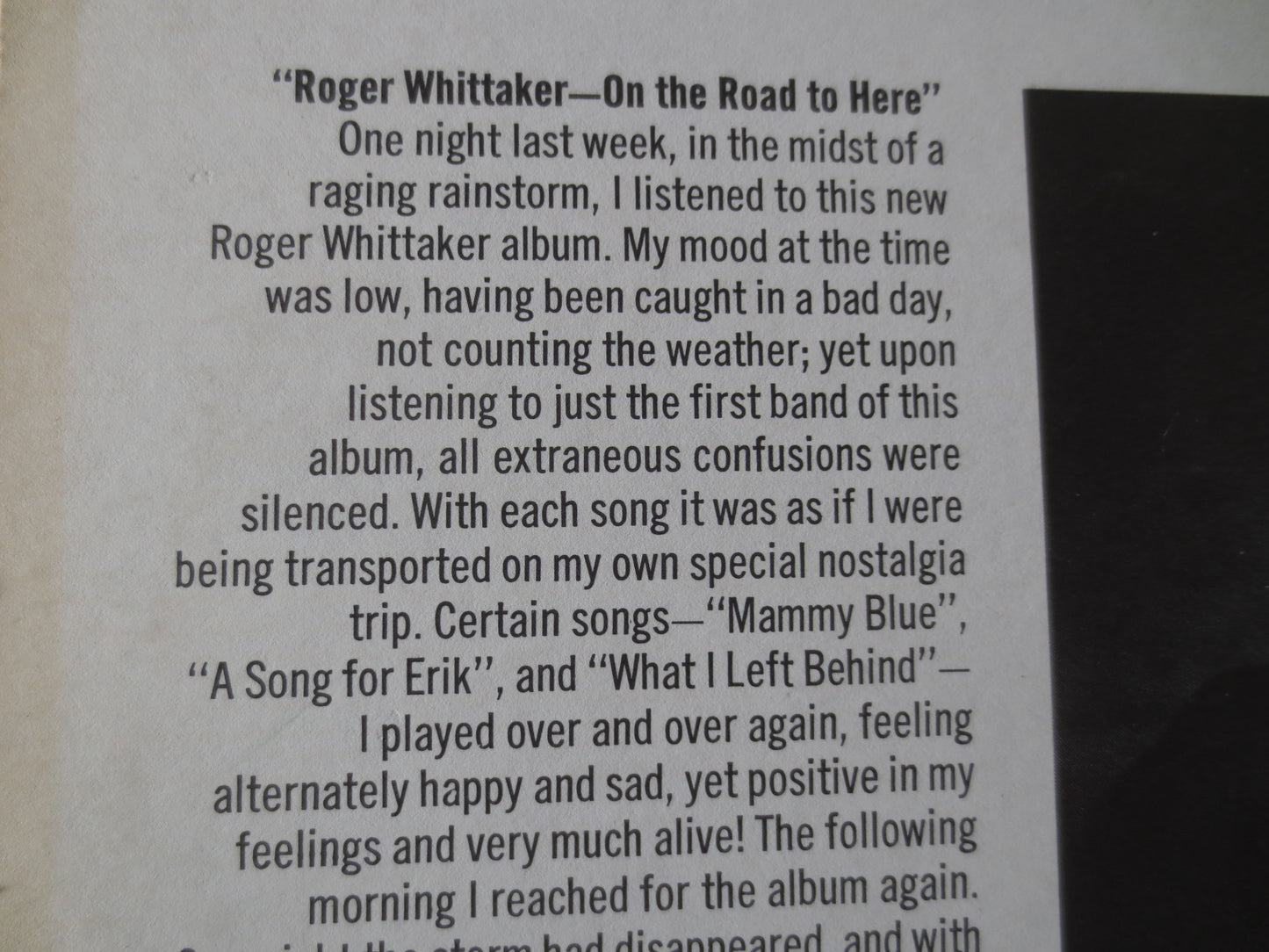 ROGER WHITTAKER, Loose and FIERY, Country Records, Vintage Vinyl, Record Vinyl, Records, Vinyl Records, Vinyl, 1972 Records