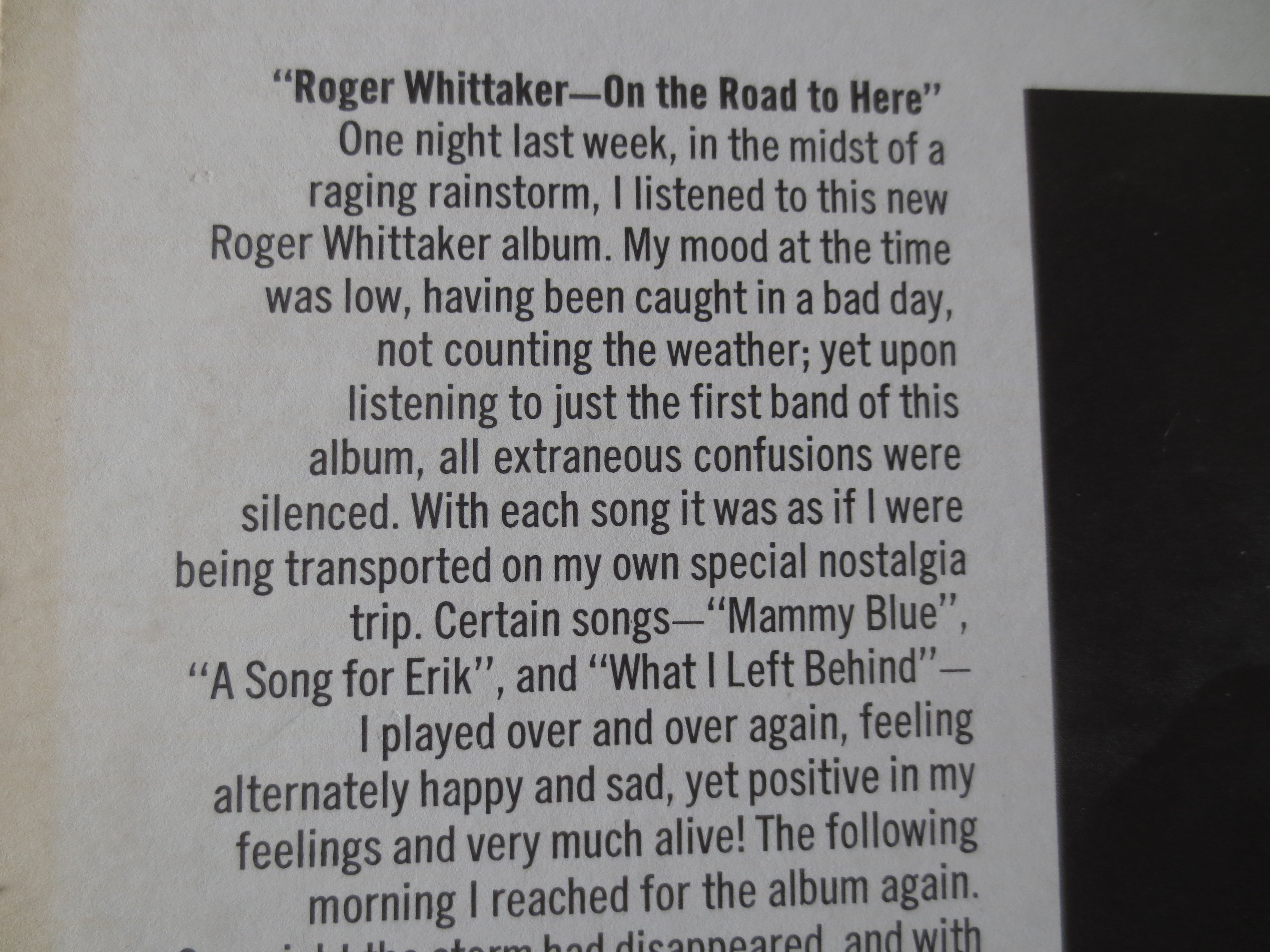 Roger Whittaker – Loose and Fiery (1972) Vinyl LP