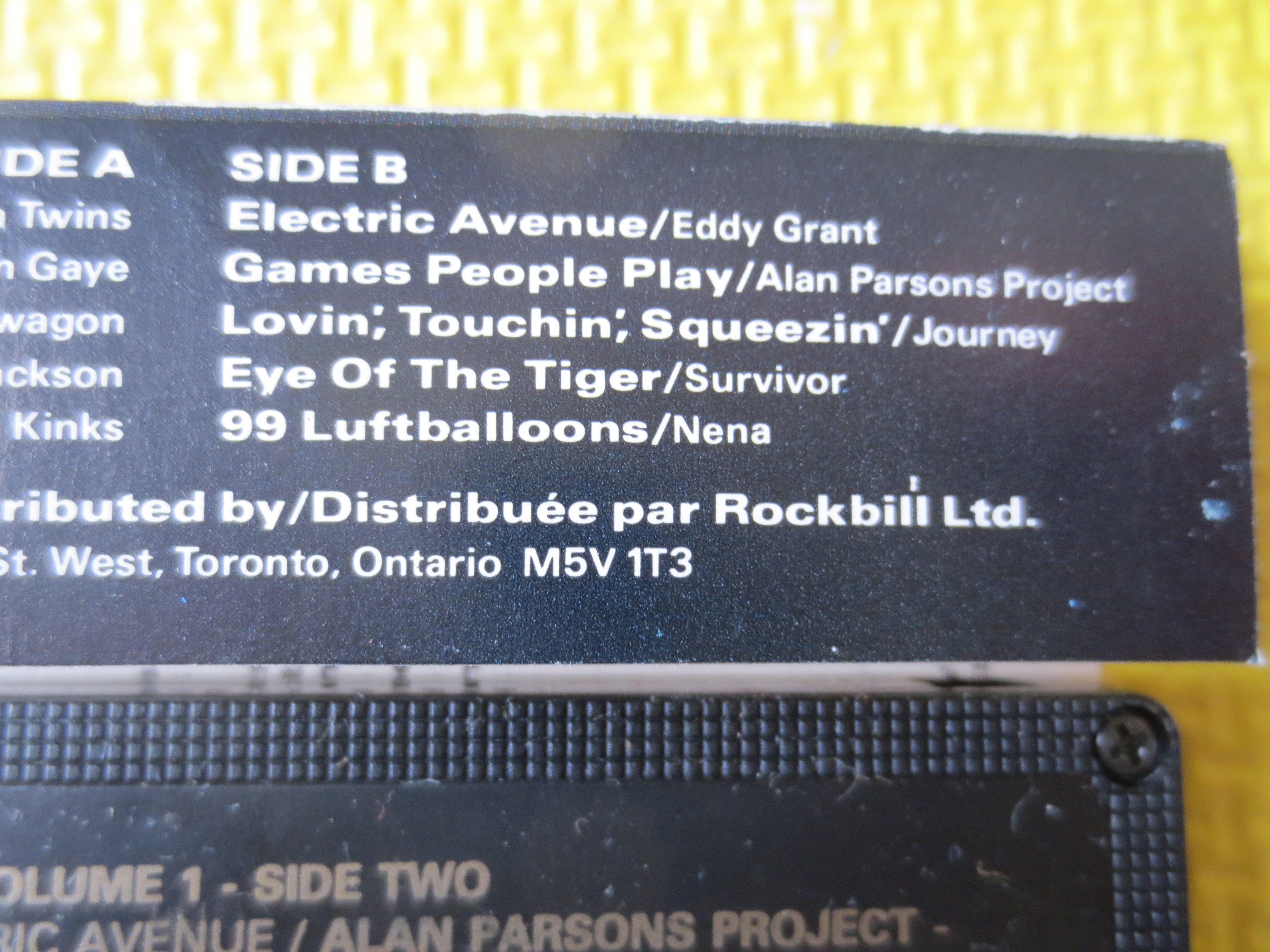 Stars of the Eighties Vol. 1 – 80s Music Hits (1985) Cassette