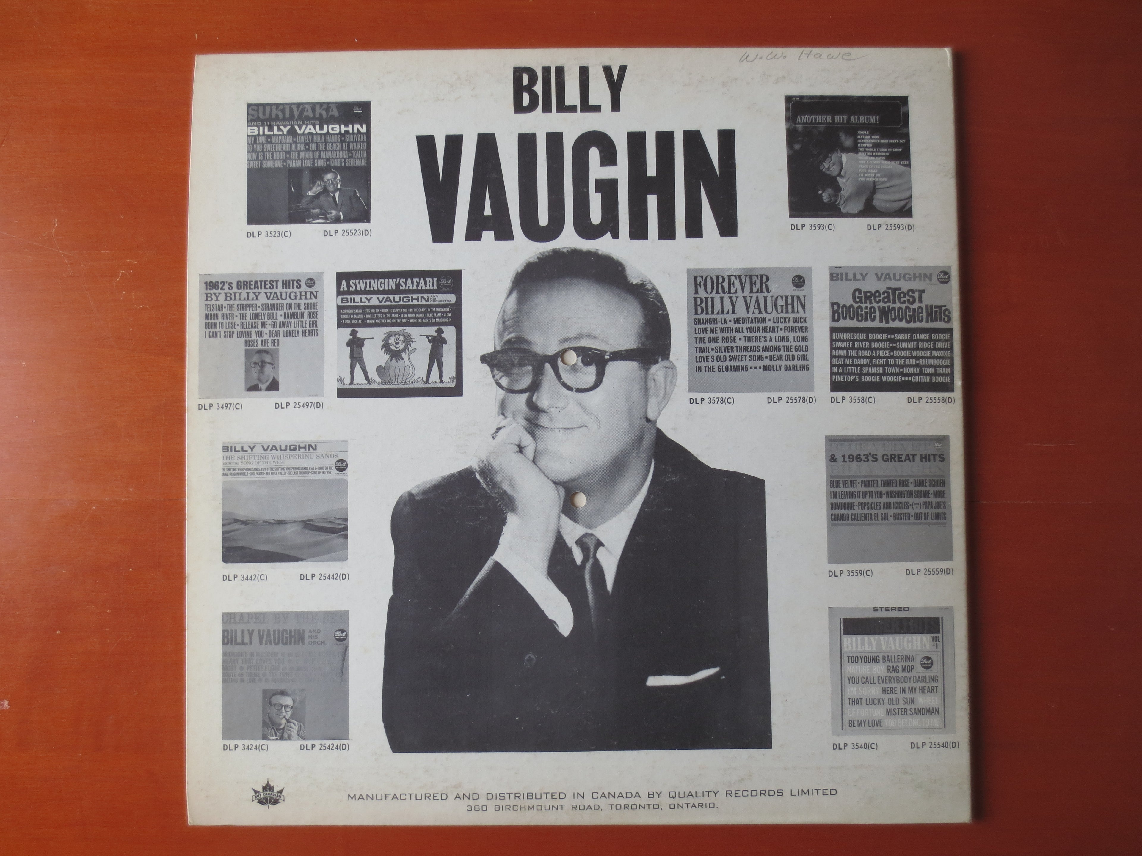 Billy Vaughn – Pearly Shells (1964) Vinyl LP