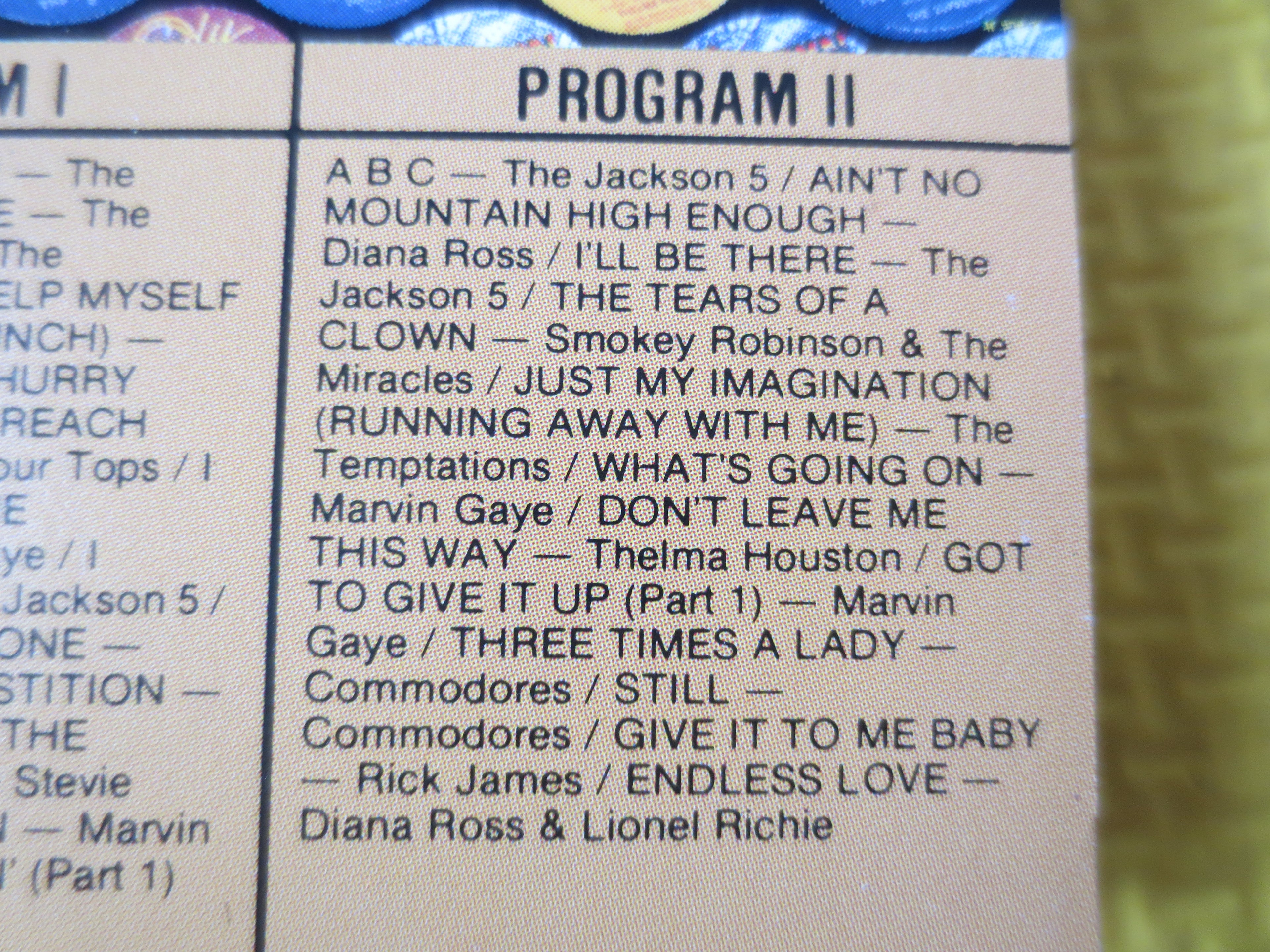 25 #1 Hits from 25 Years – Jukebox Classics (1988) Cassette