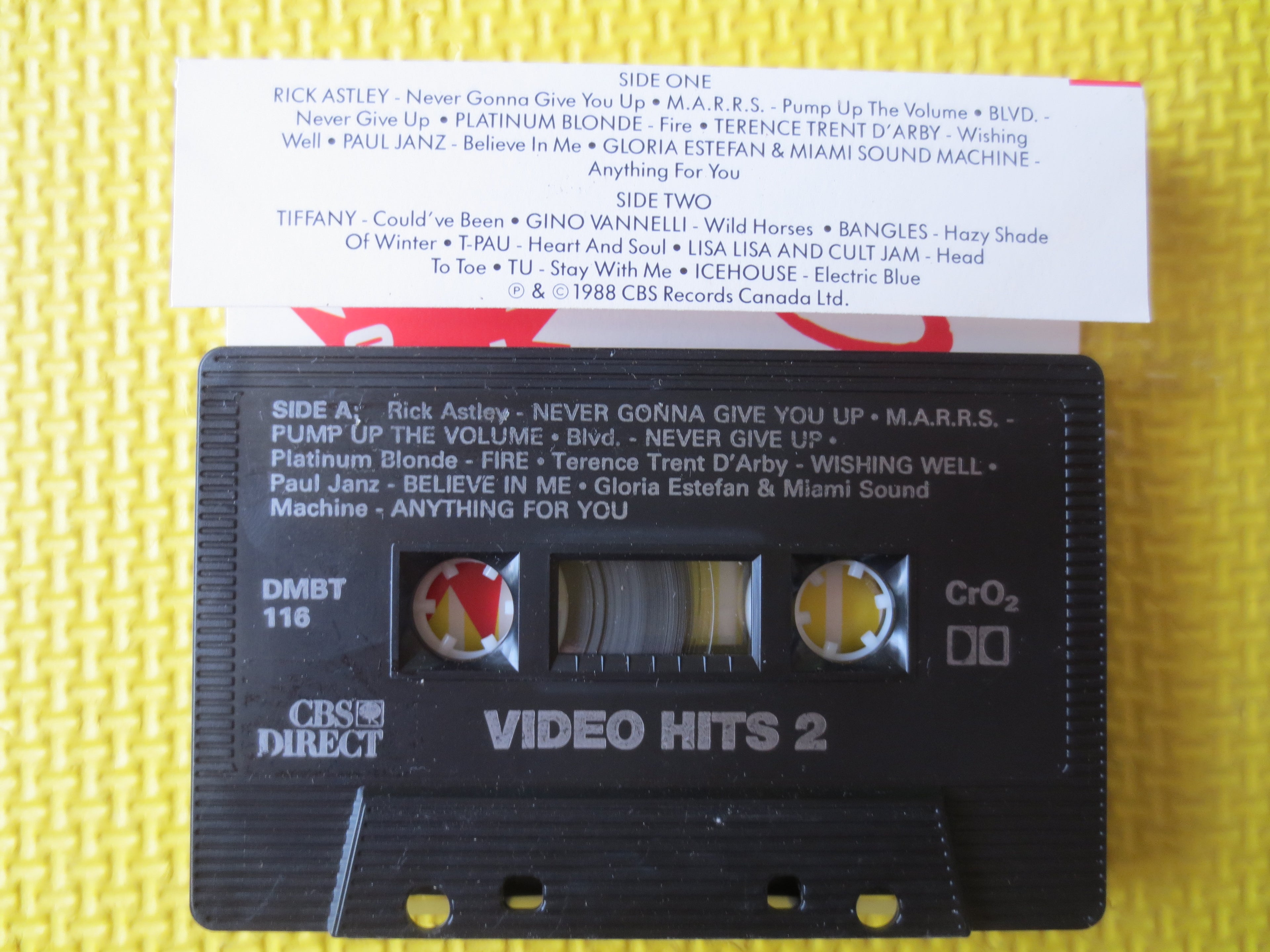 The Video Hits Album 2 (1988) Cassette