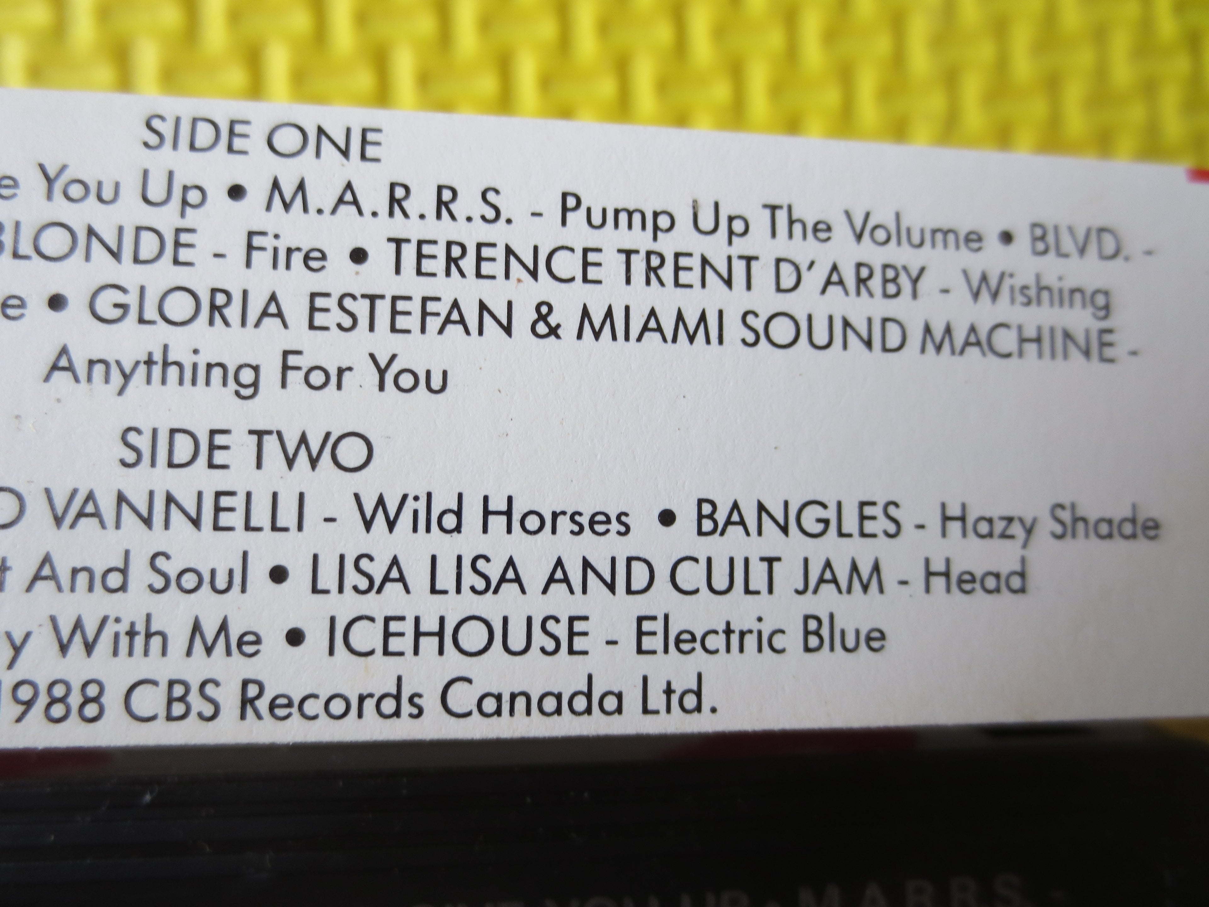 The Video Hits Album 2 (1988) Cassette
