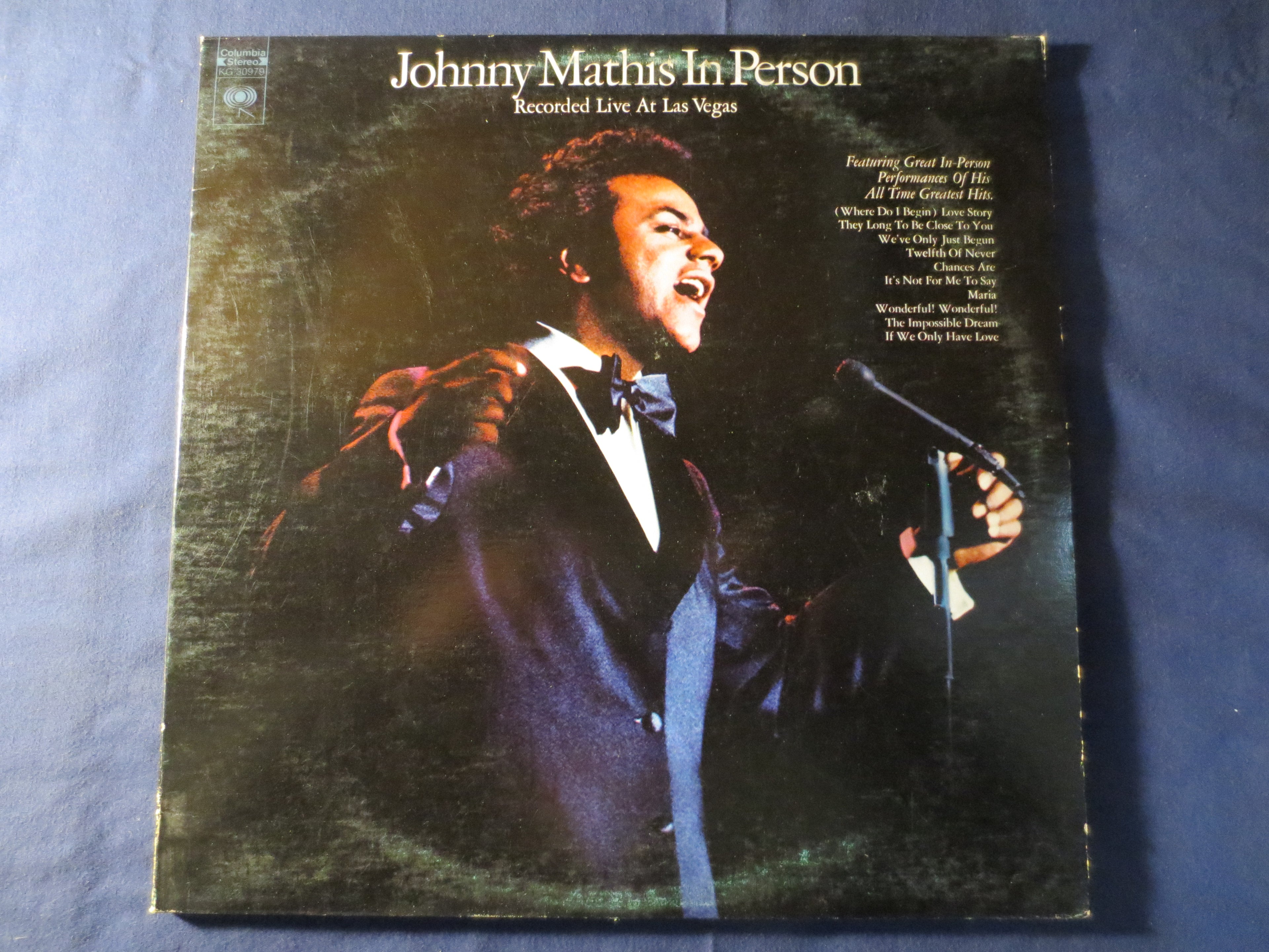 Johnny Mathis – In Person (1972) Vinyl LP (Double Album)