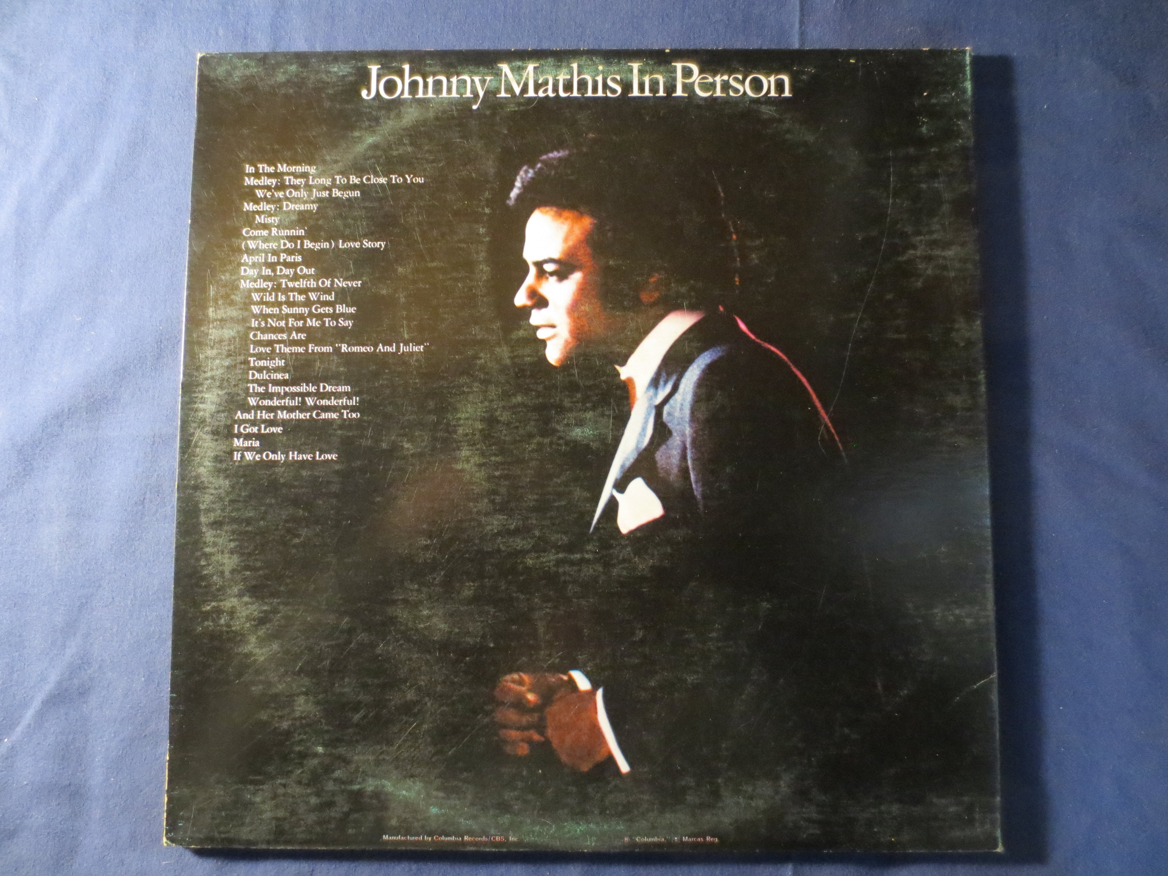 Johnny Mathis – In Person (1972) Vinyl LP (Double Album)