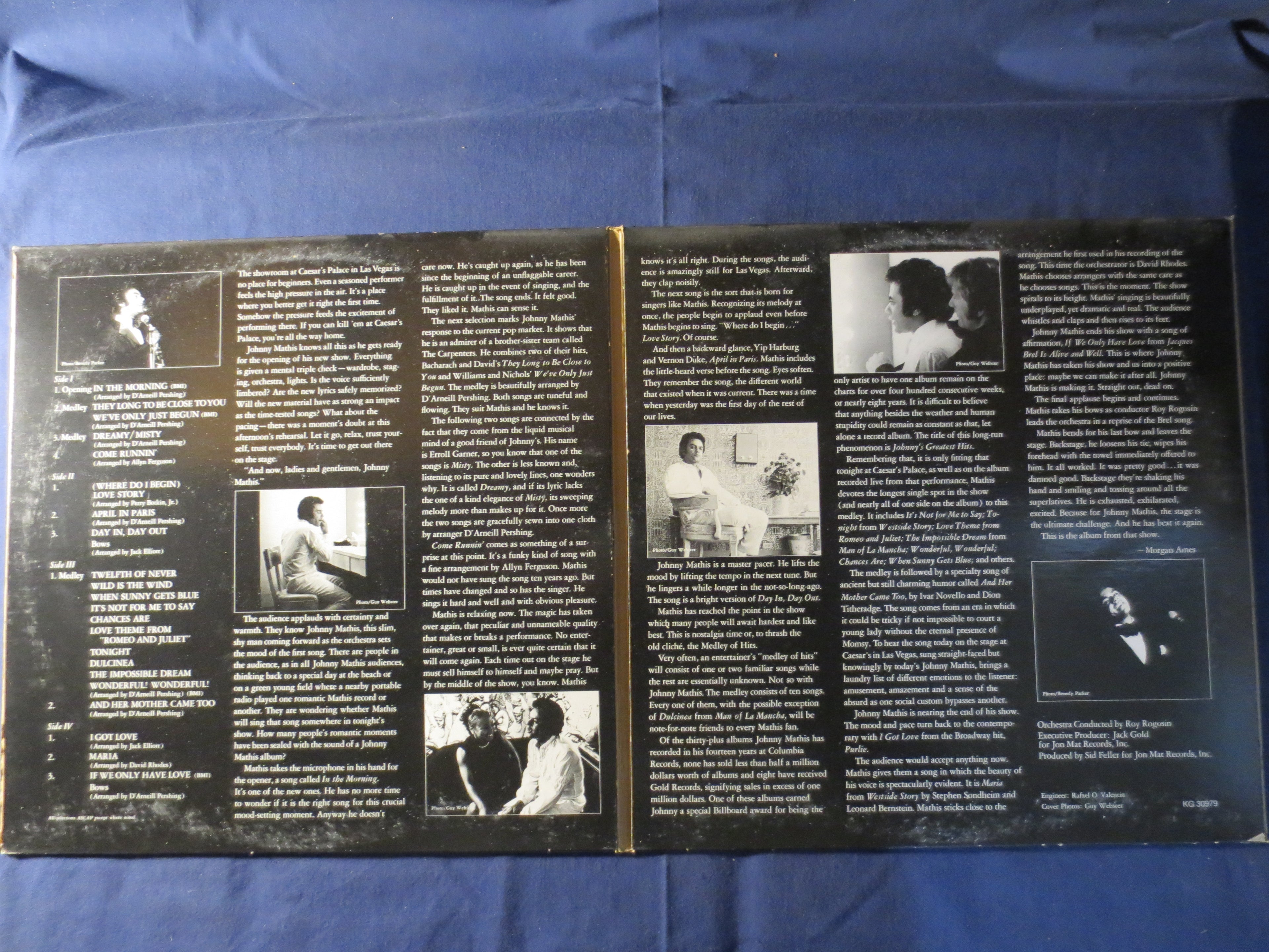 Johnny Mathis – In Person (1972) Vinyl LP (Double Album)