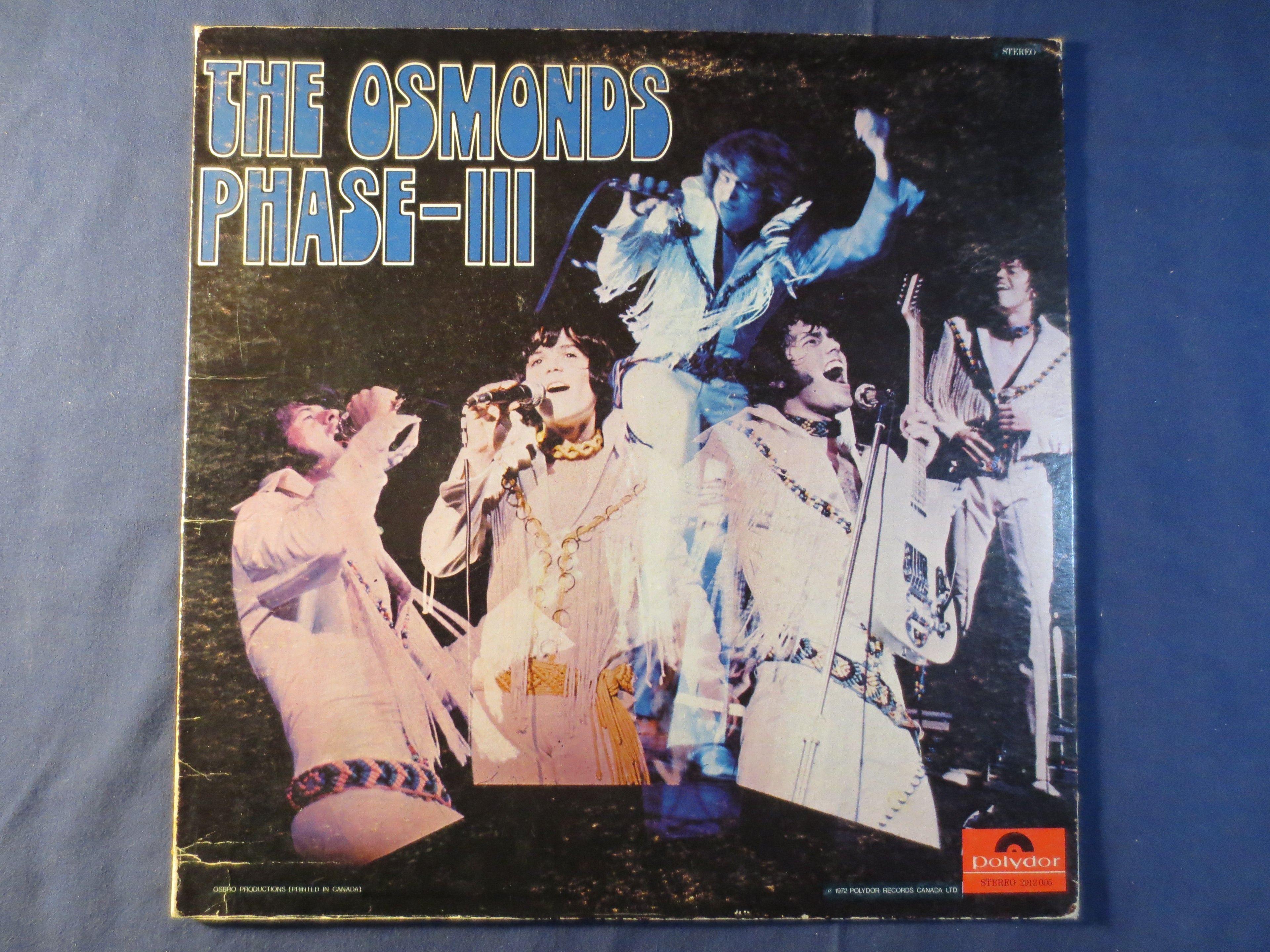 The Osmonds – Phase III (1972) Vinyl LP