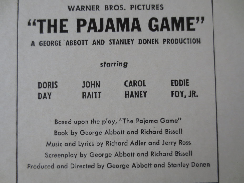Doris Day – The Pajama Game (1957) Original Soundtrack Vinyl LP