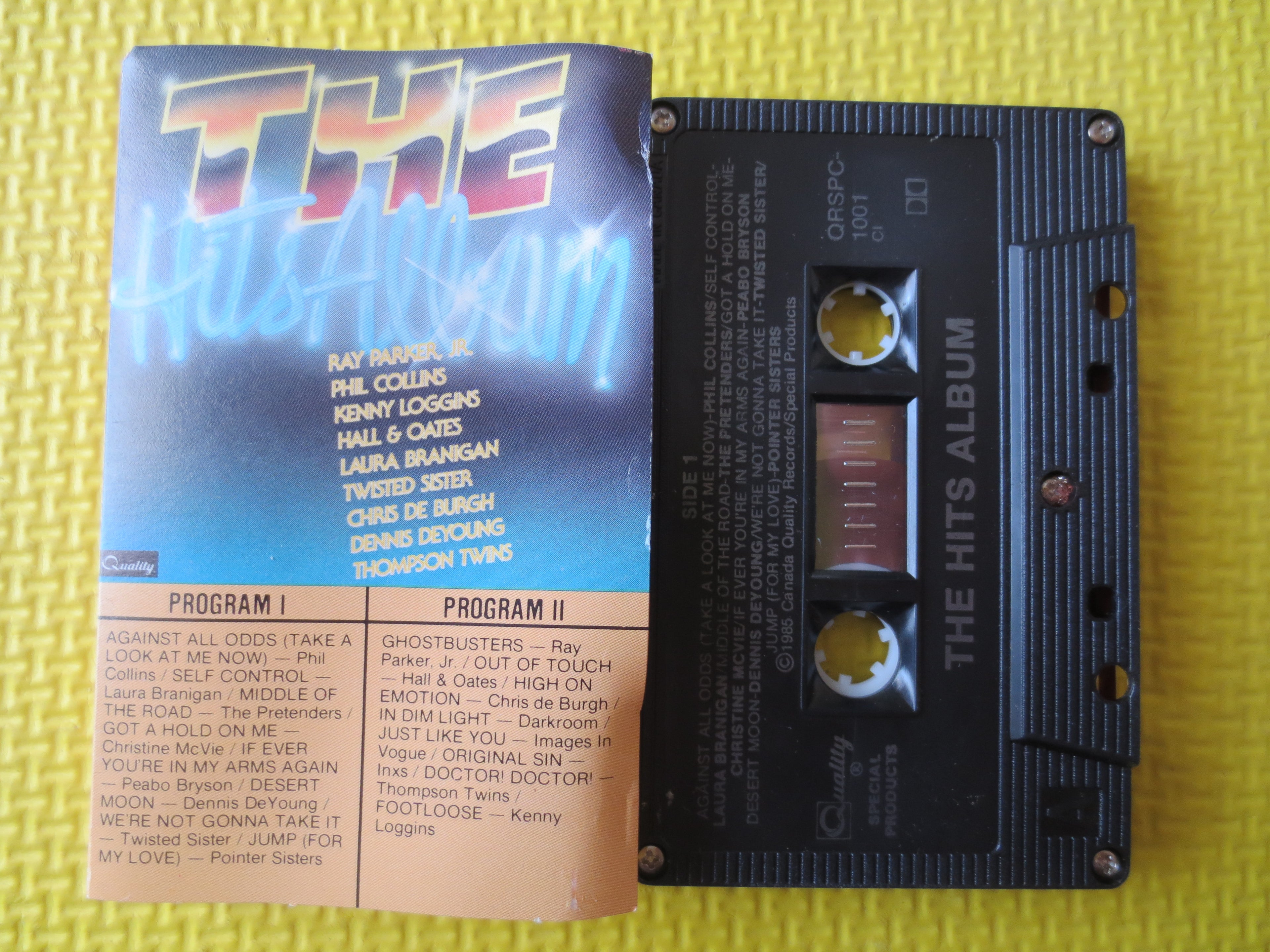 The Hits Album – 80s Pop Music (1985) Cassette