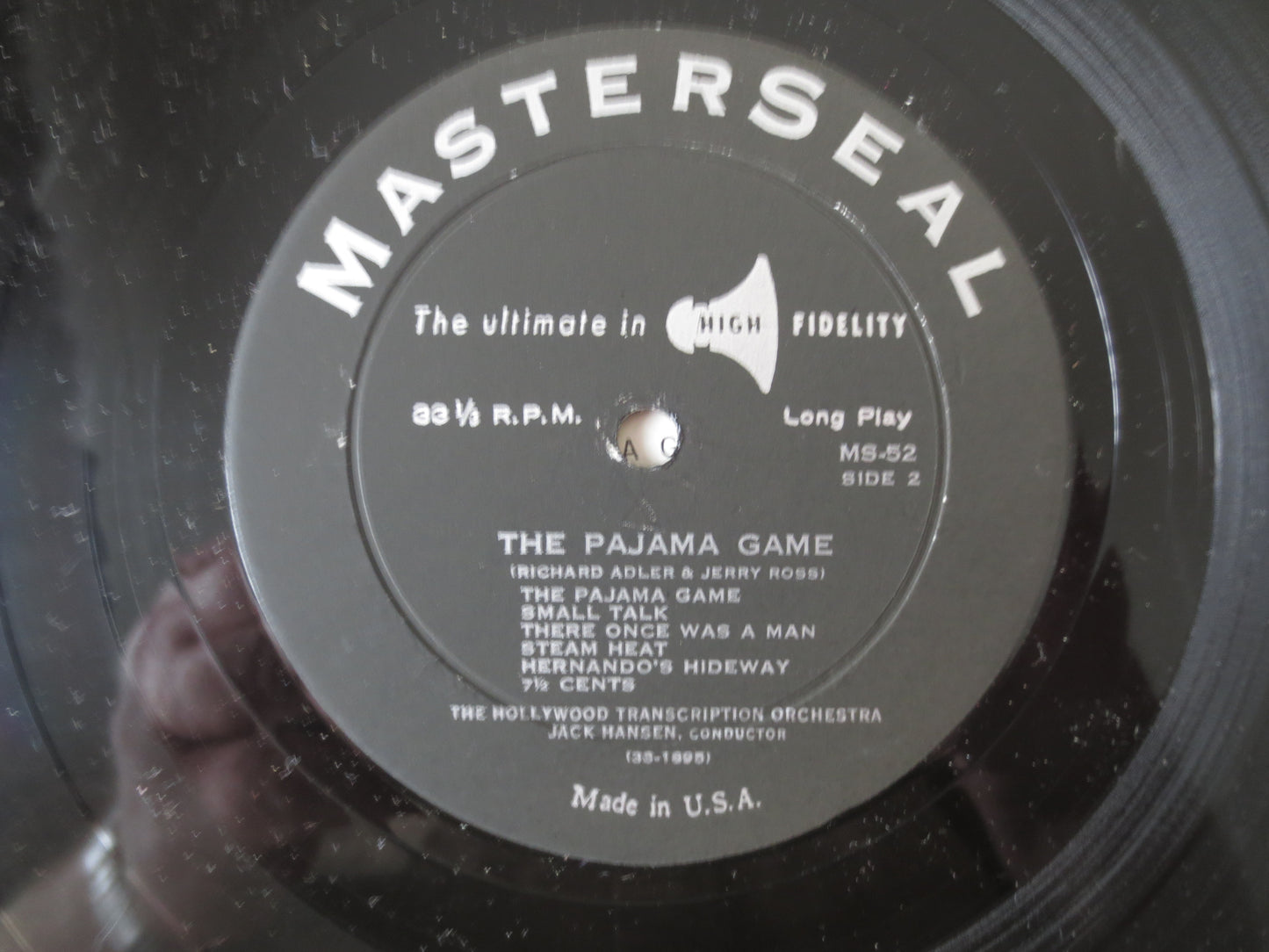 The PAJAMA GAME, SOUNDTRACK Records, Doris Day Music, Jack Hansen, Jack Hansen Records, Jack Hansen Albums, 1957 Records