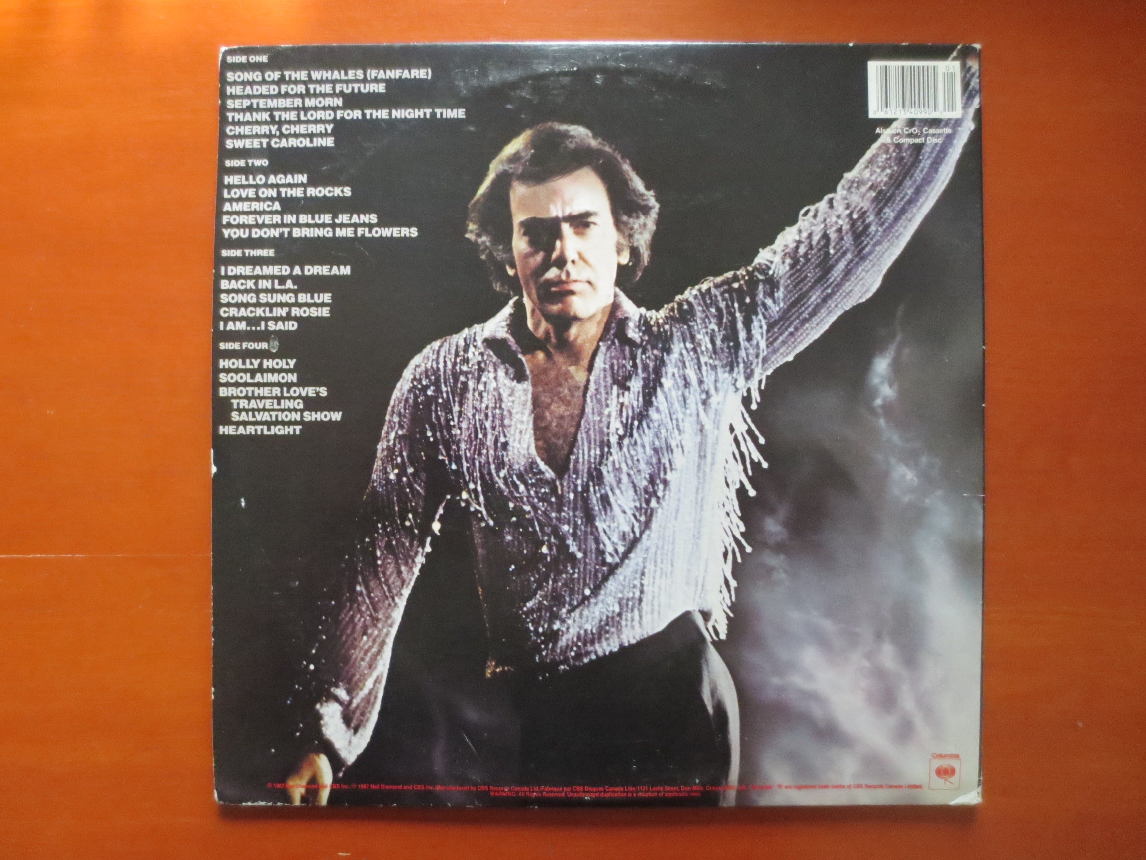 Neil Diamond – Hot August Night II (1987) Vinyl 2xLP