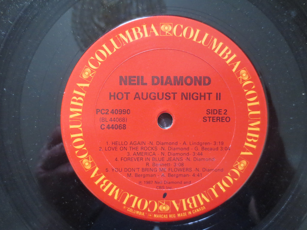 Neil Diamond – Hot August Night II (1987) Vinyl 2xLP