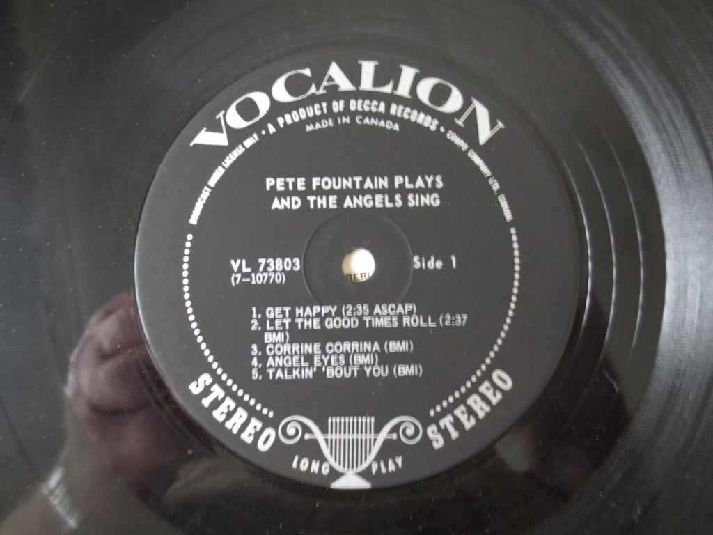 Pete Fountain – Pete Fountain Plays and the Angels Sing (1967) Vinyl LP