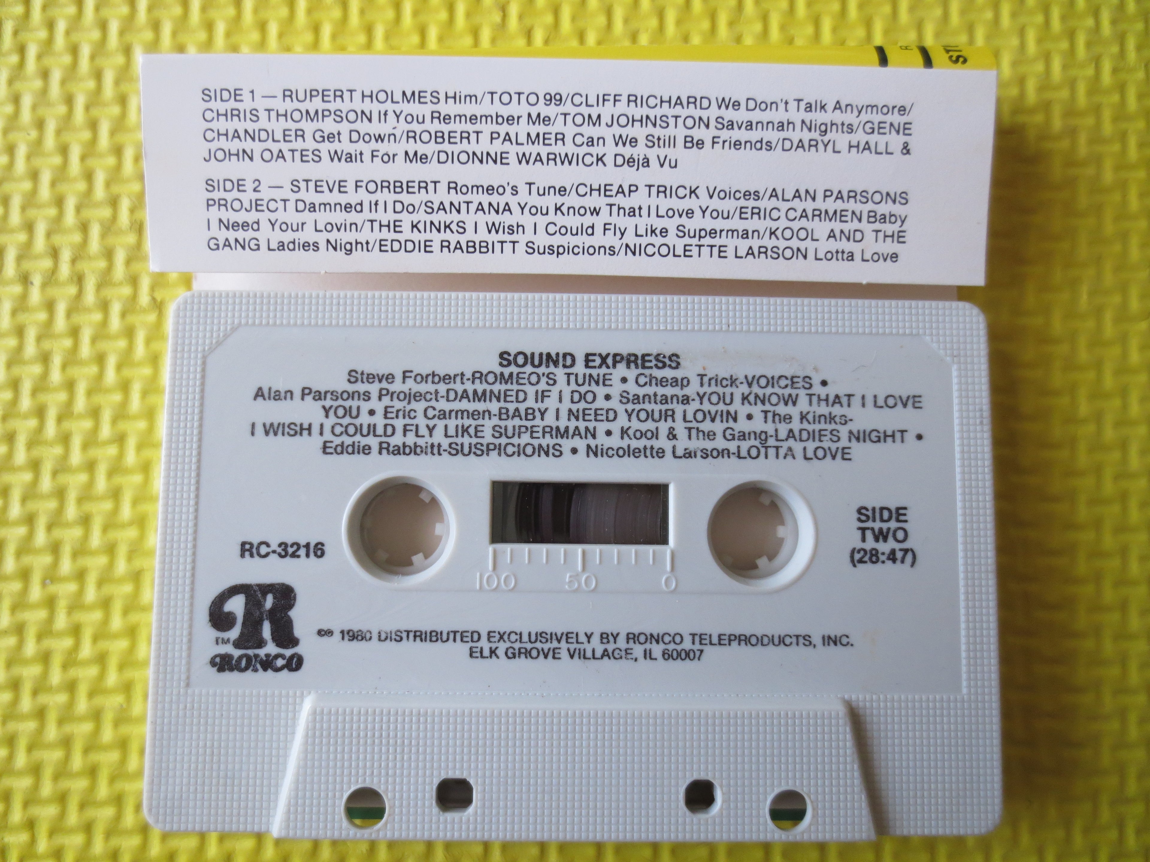 Sound Waves – Ronco Records Rock & Roll (1980) Cassette