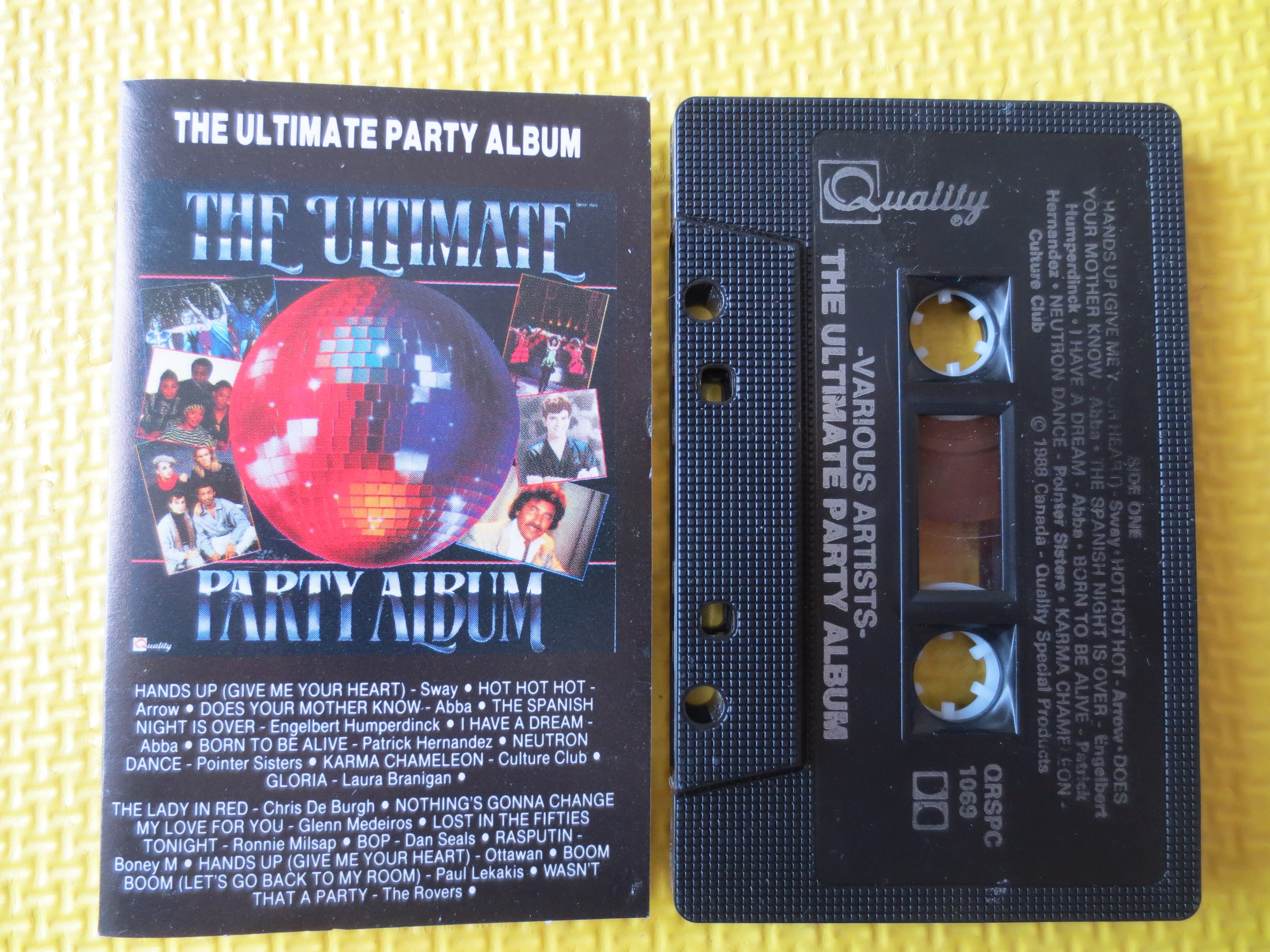 The Ultimate Party Album – Rock & Pop Hits (1988) Cassette