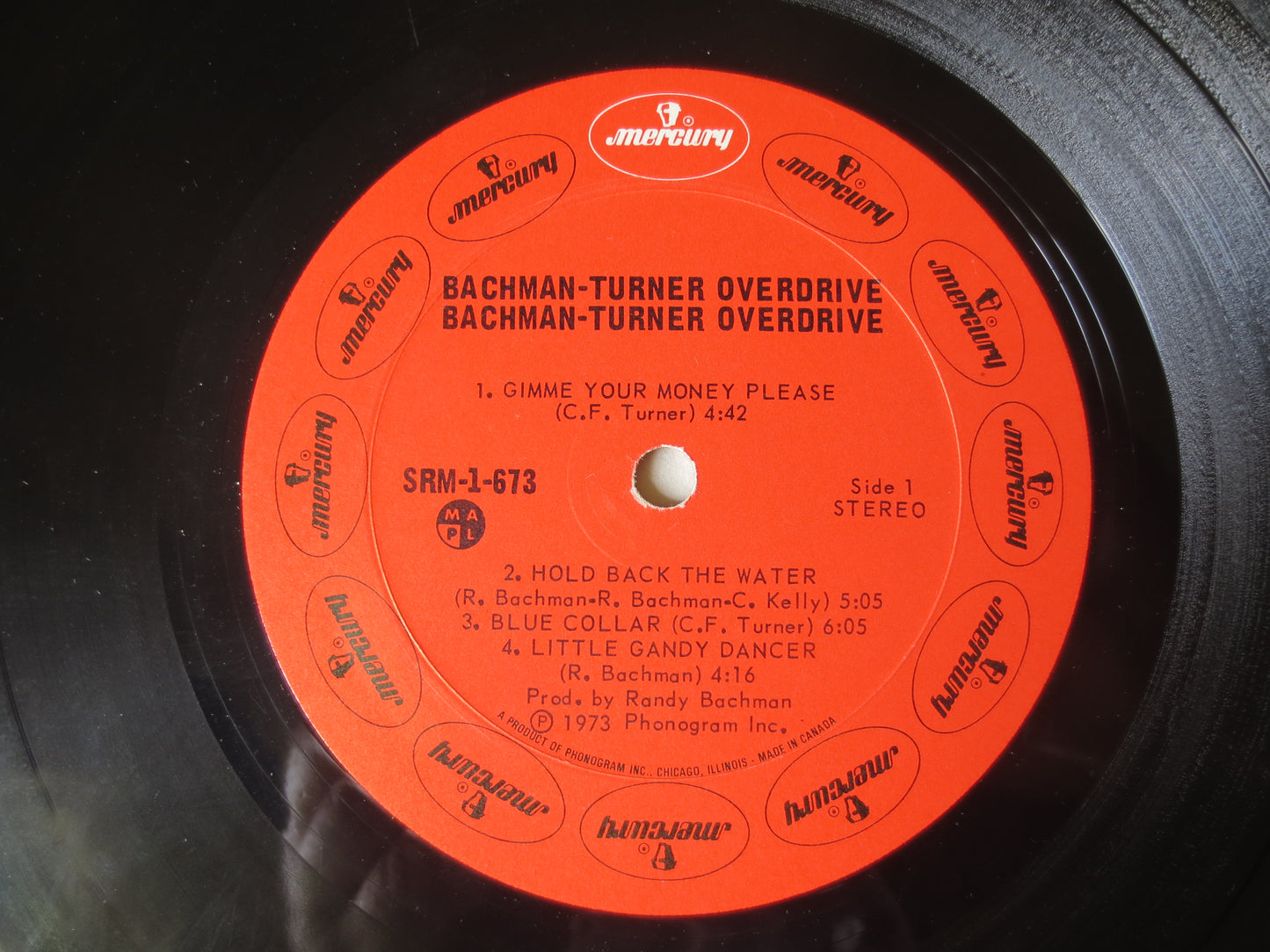 BTO, DEBUT ALBUM, Bachman Turner Overdrive, Vintage Vinyl, Record Vinyl, Rock Records, Rock lps, Vinyl Record, 1973 Records