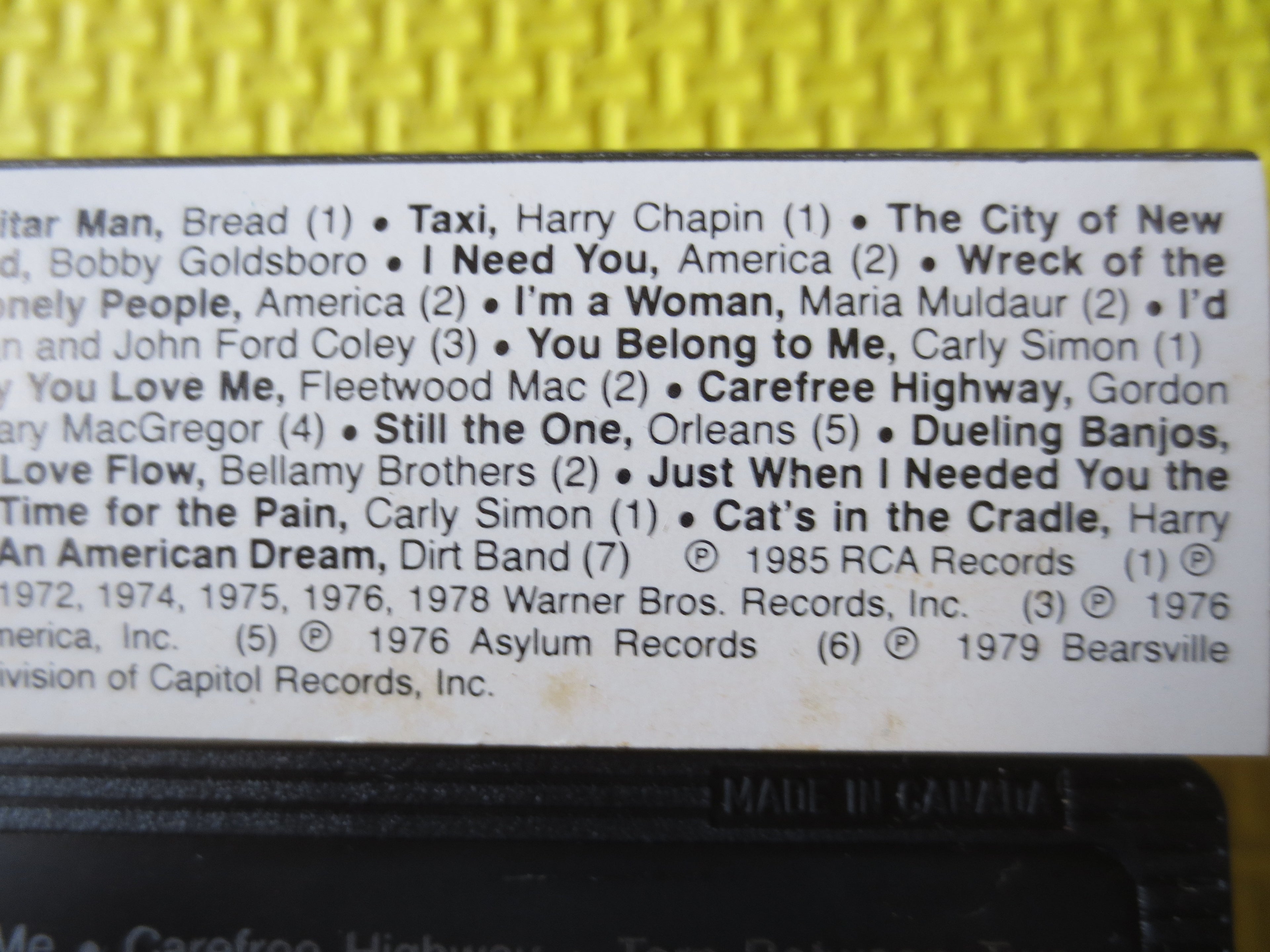 Blowin' in the Wind Vol. 3 – Reader's Digest (1985) Cassette