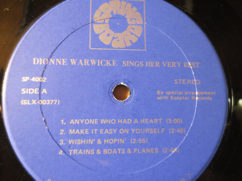 Dionne Warwicke – Sings Her Very Best (1971) Vinyl LP