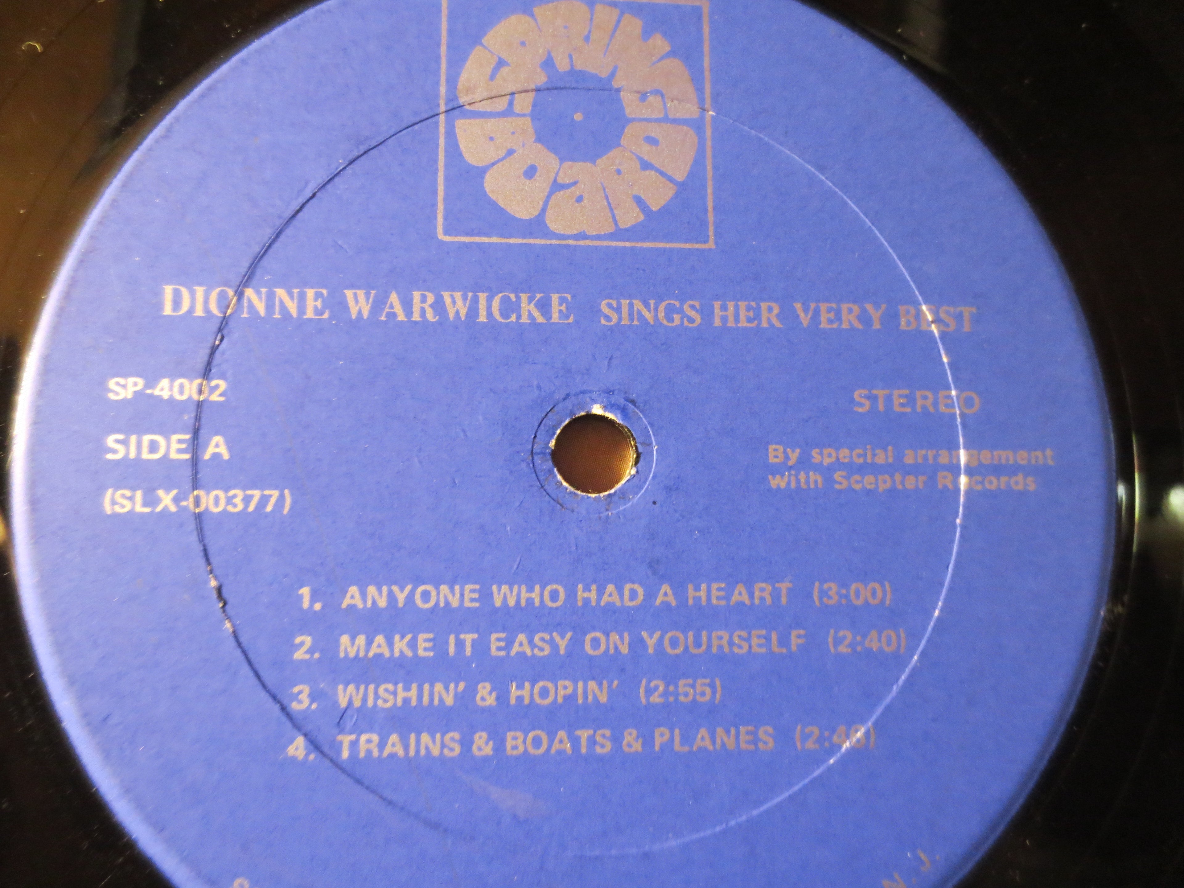 Dionne Warwicke – Sings Her Very Best (1971) Vinyl LP