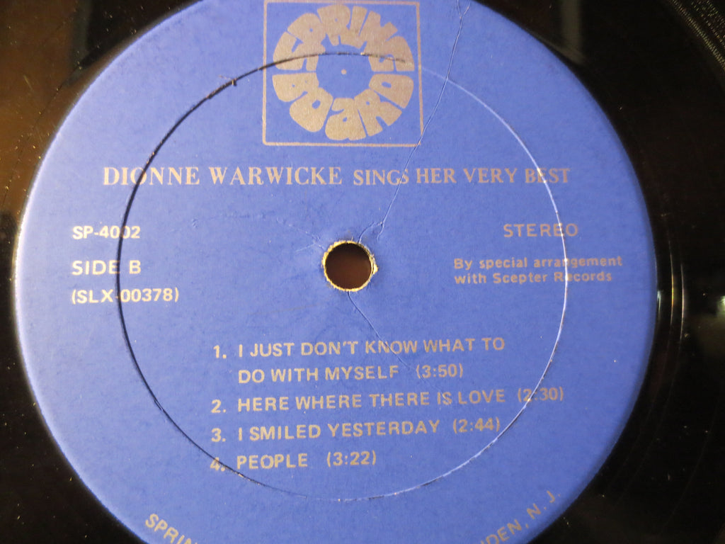 Dionne Warwicke – Sings Her Very Best (1971) Vinyl LP