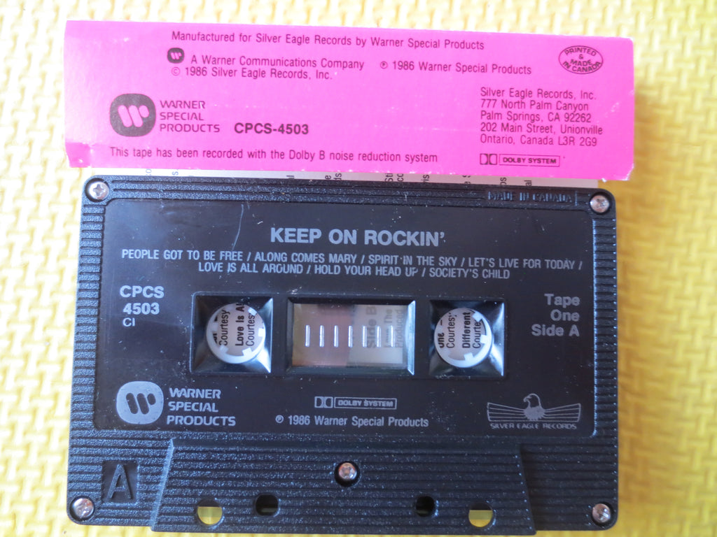 Keep on Rockin' – Rock and Roll Hits (1986) Cassette