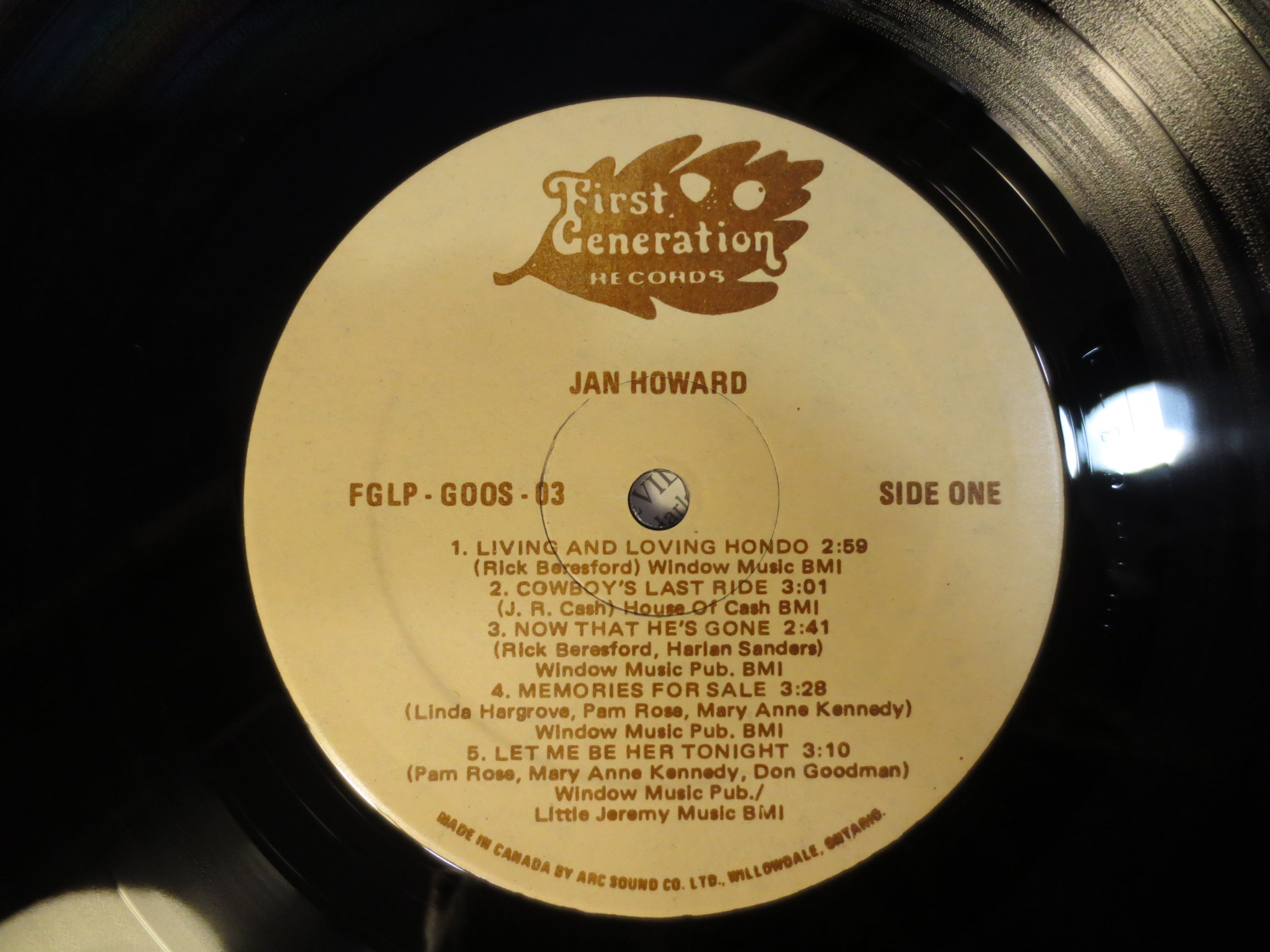 Jan Howard – Country (1981) Vinyl LP
