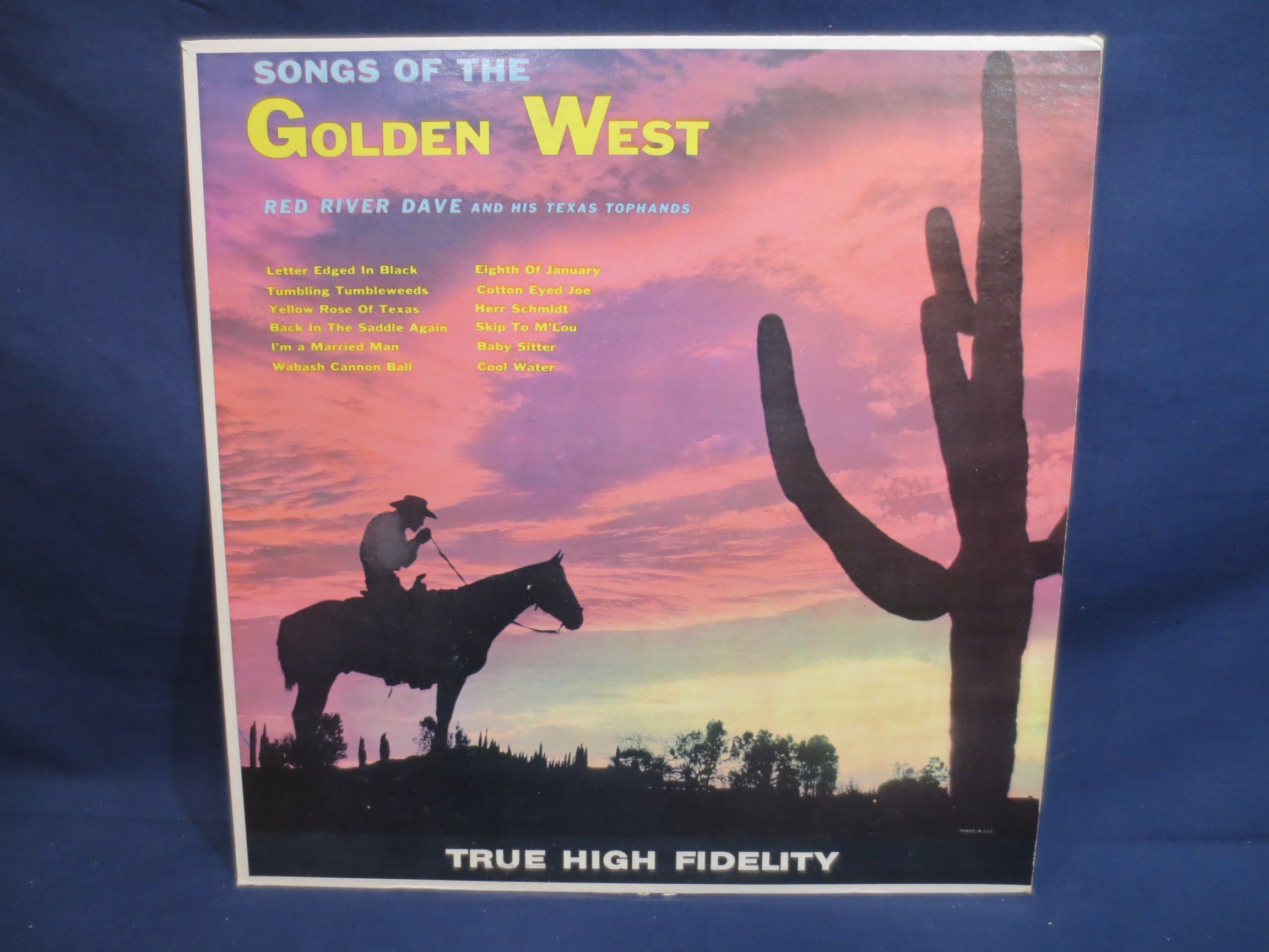 Red River Dave – Songs of the Golden West (1957) Vinyl LP