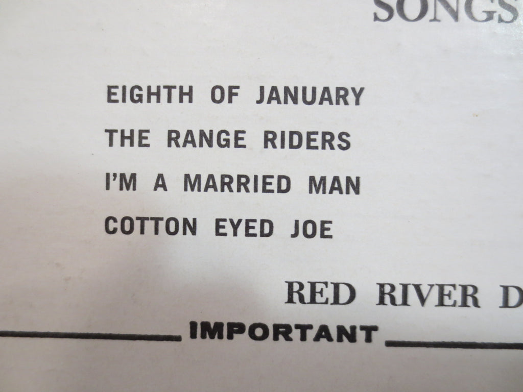Red River Dave – Songs of the Golden West (1957) Vinyl LP