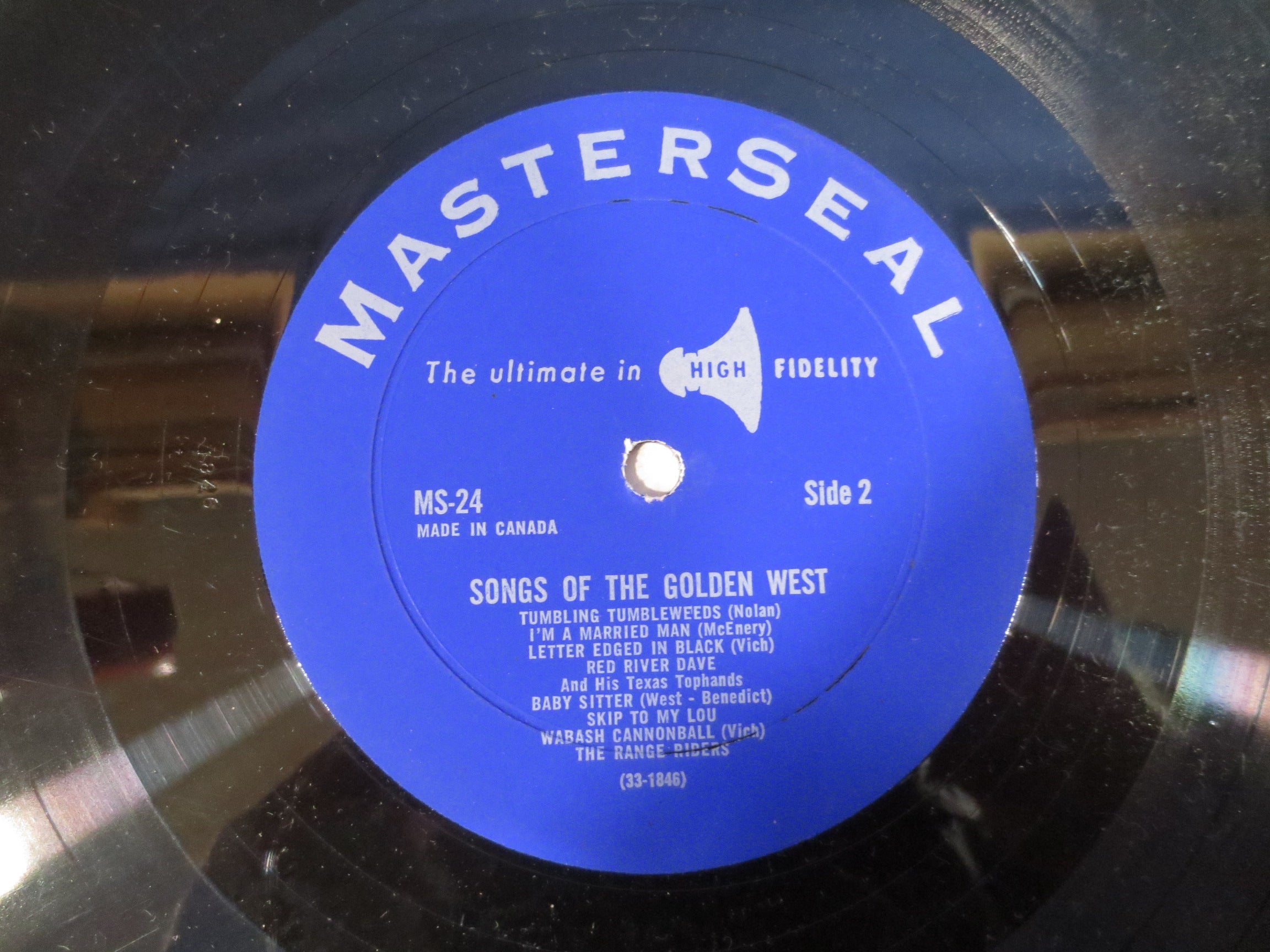 Red River Dave – Songs of the Golden West (1957) Vinyl LP