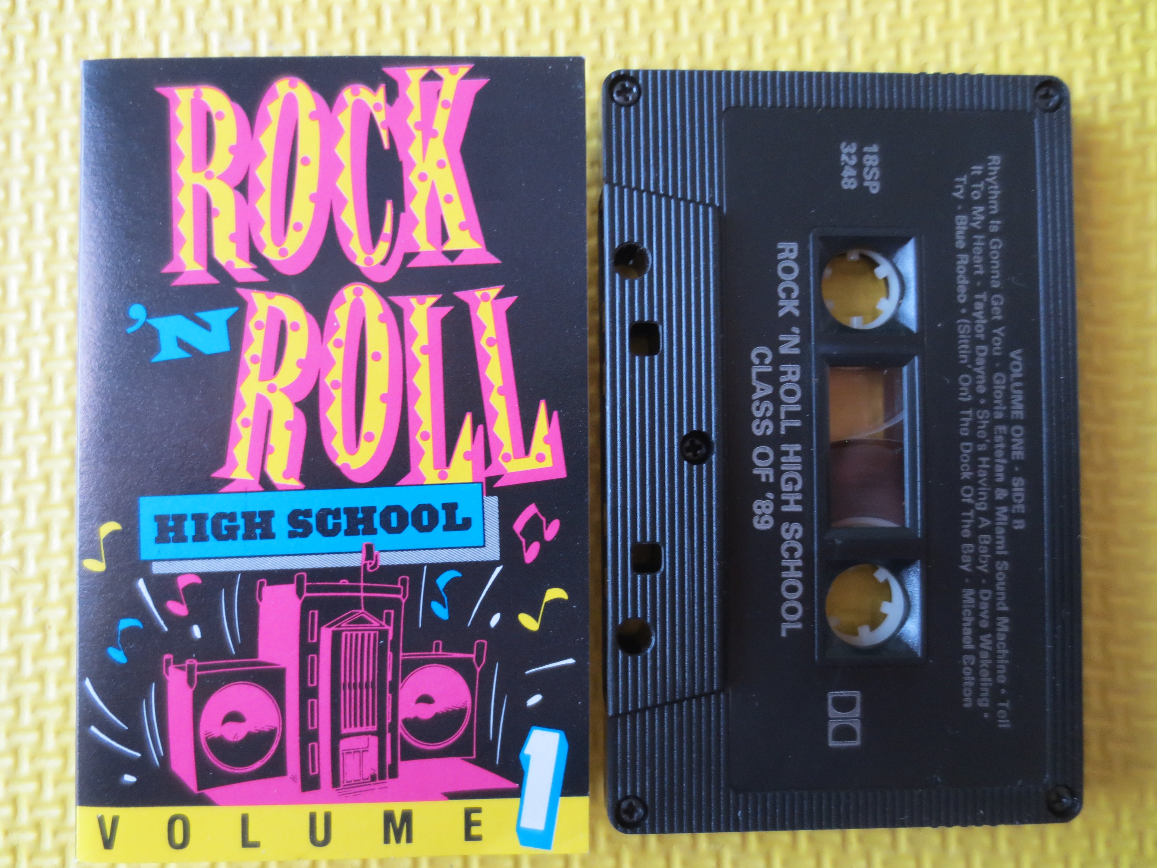 Rock 'N Roll High School Vol. 1 – Rockin' Hits (1989) Cassette