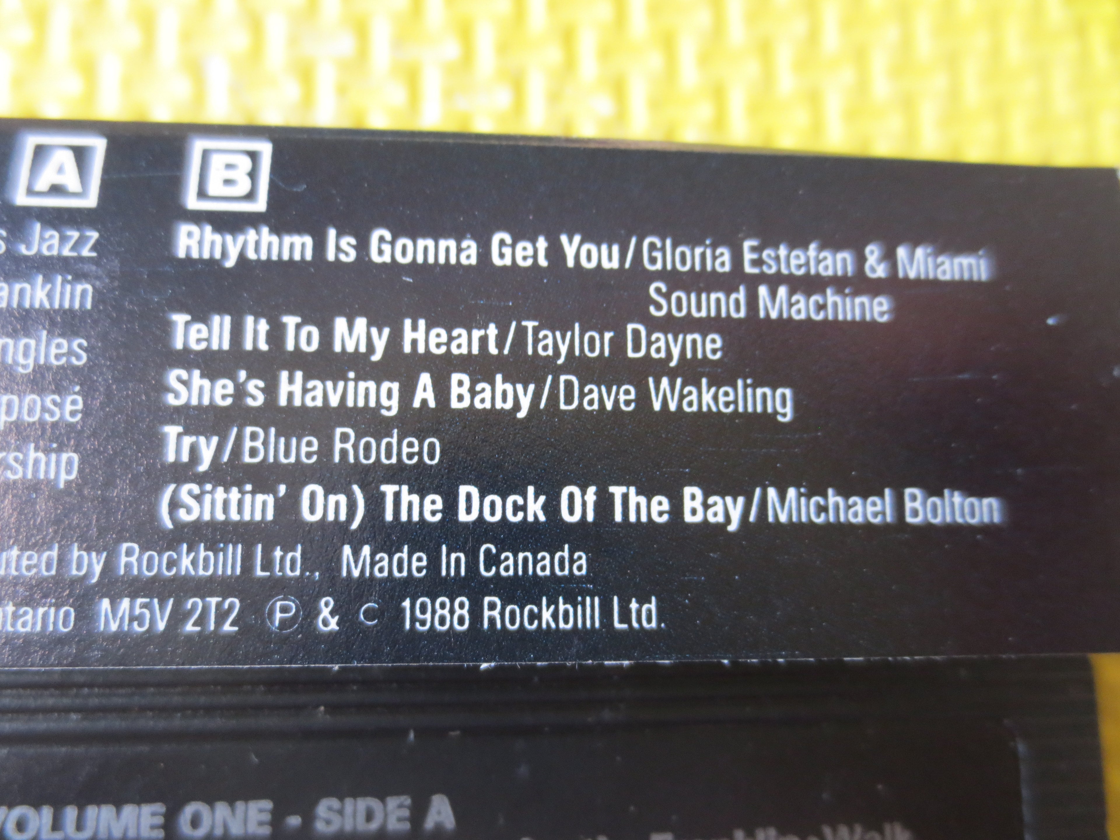 Rock 'N Roll High School Vol. 1 – Rockin' Hits (1989) Cassette