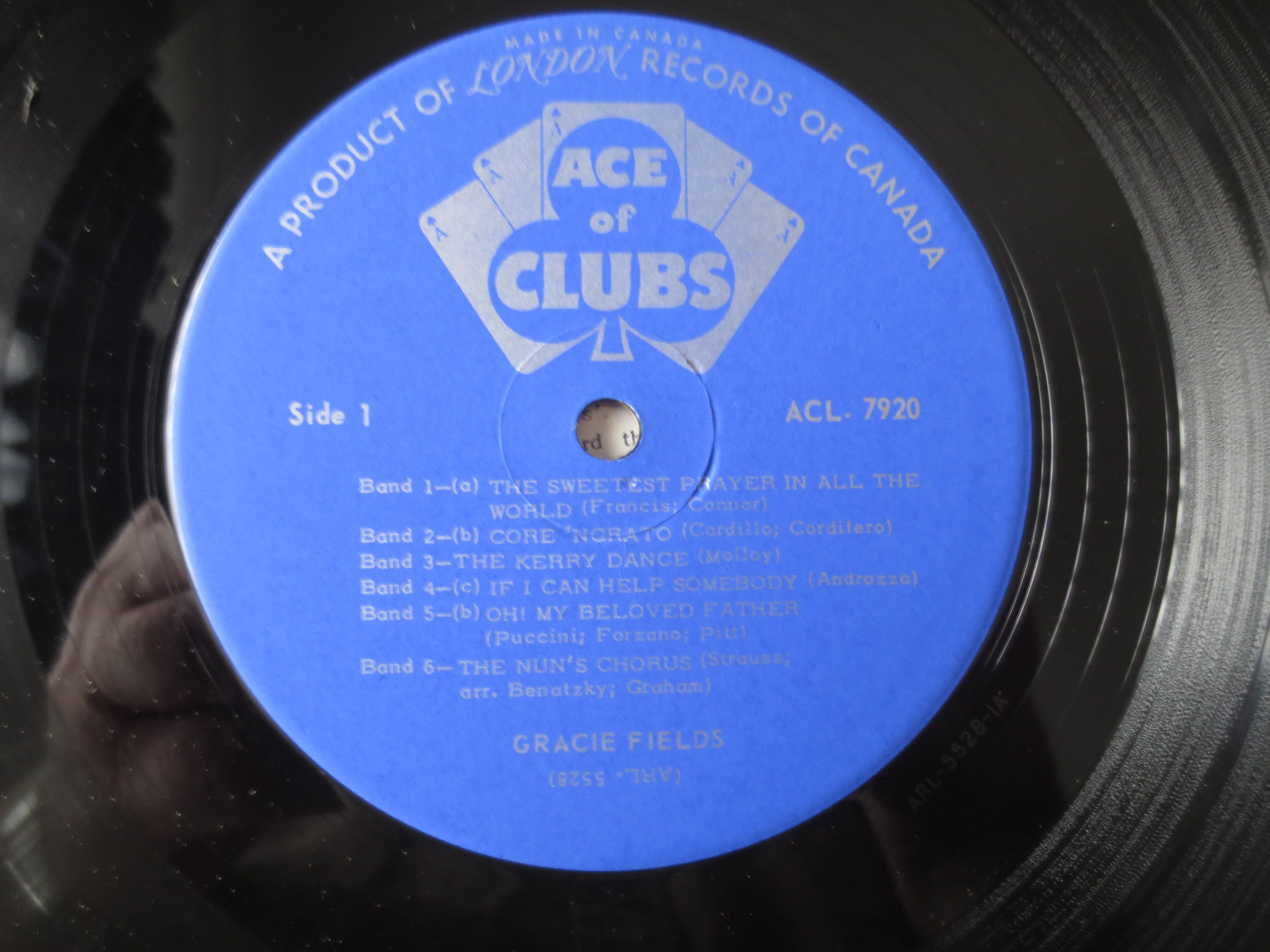 Gracie Fields – Gracie Fields (1962) Vinyl LP