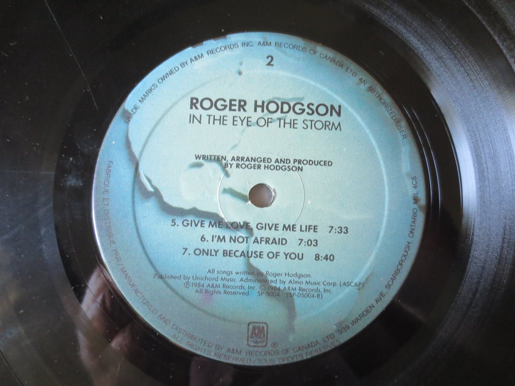 Roger Hodgson – In the Eye of the Storm (1984) Vinyl LP