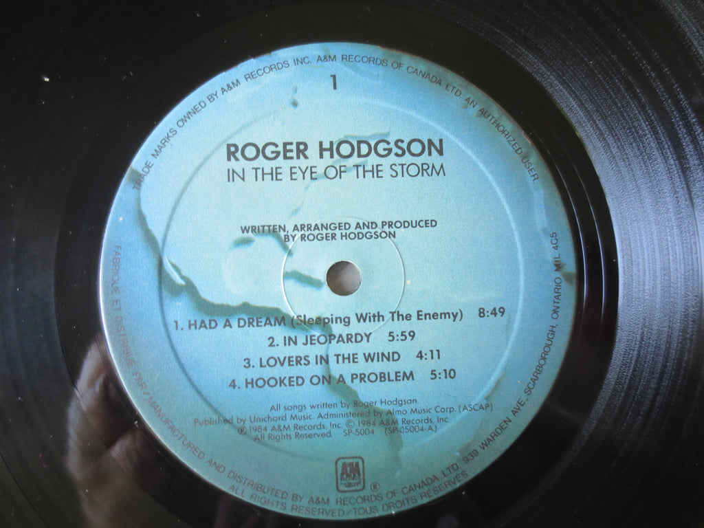 Roger Hodgson – In the Eye of the Storm (1984) Vinyl LP