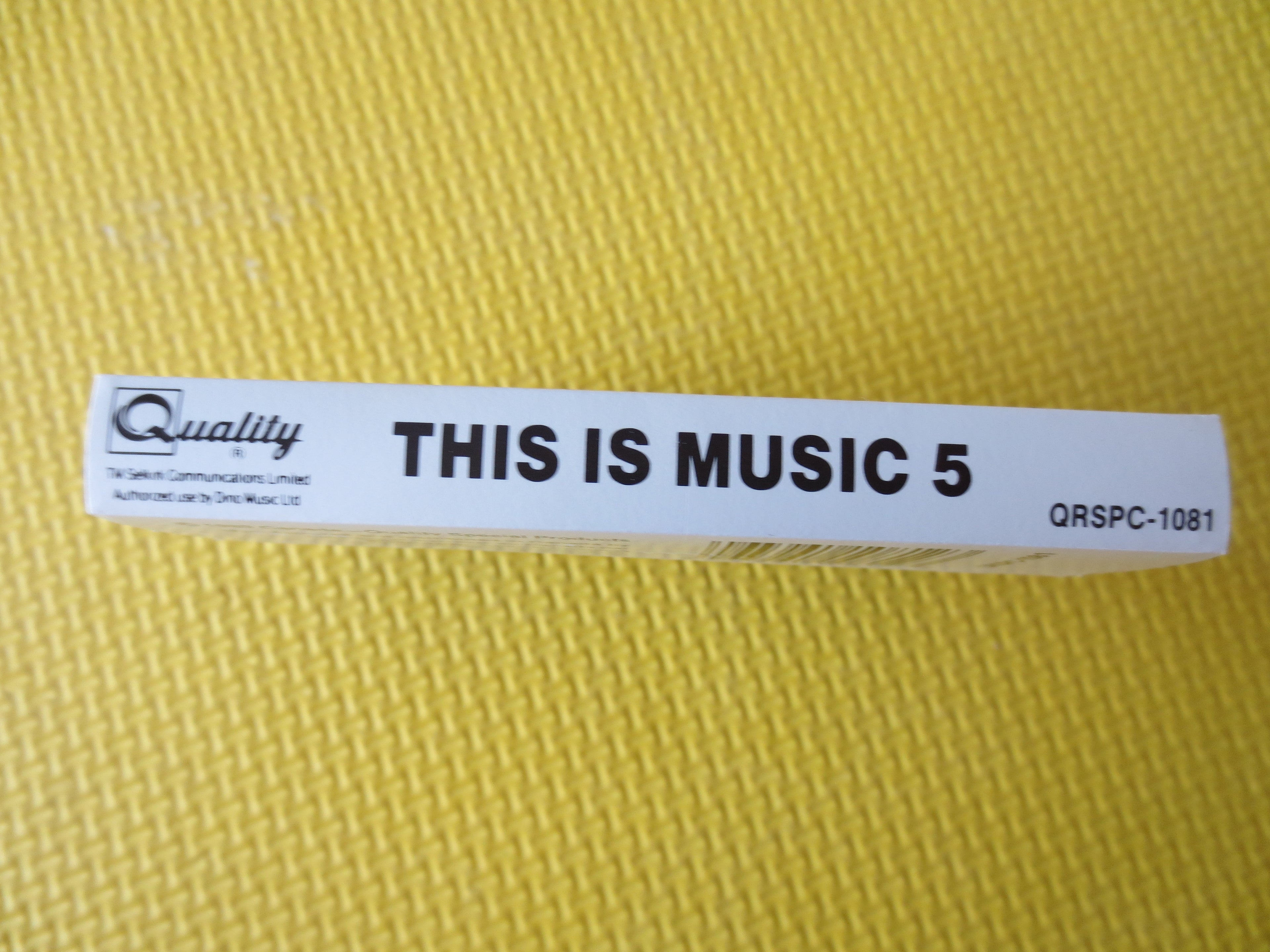 This Is Music 5 – Pop Hits (1989) Cassette