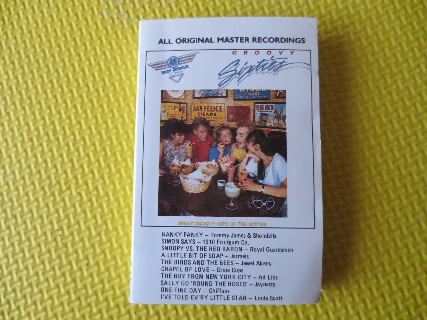 GROOVY SIXTIES, 60s MUSIC Tapes, 1910 Fruitgum Co, Dixie Cups Tapes, Ad Libs Tape, Music Tapes, Cassette, Music Cassette